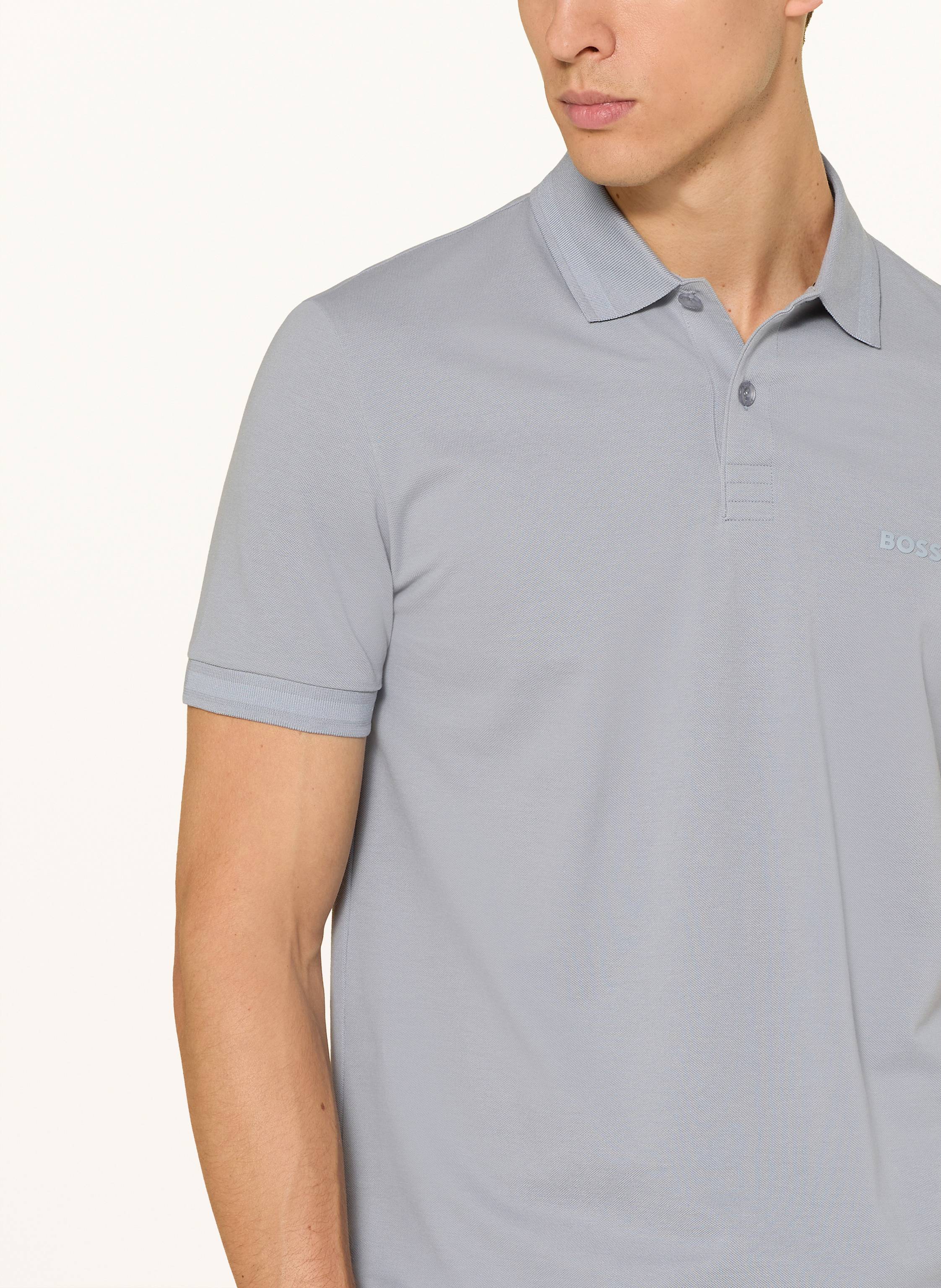 Thumbnail - Boss Piqué-Poloshirt Pio Regular Fit grau