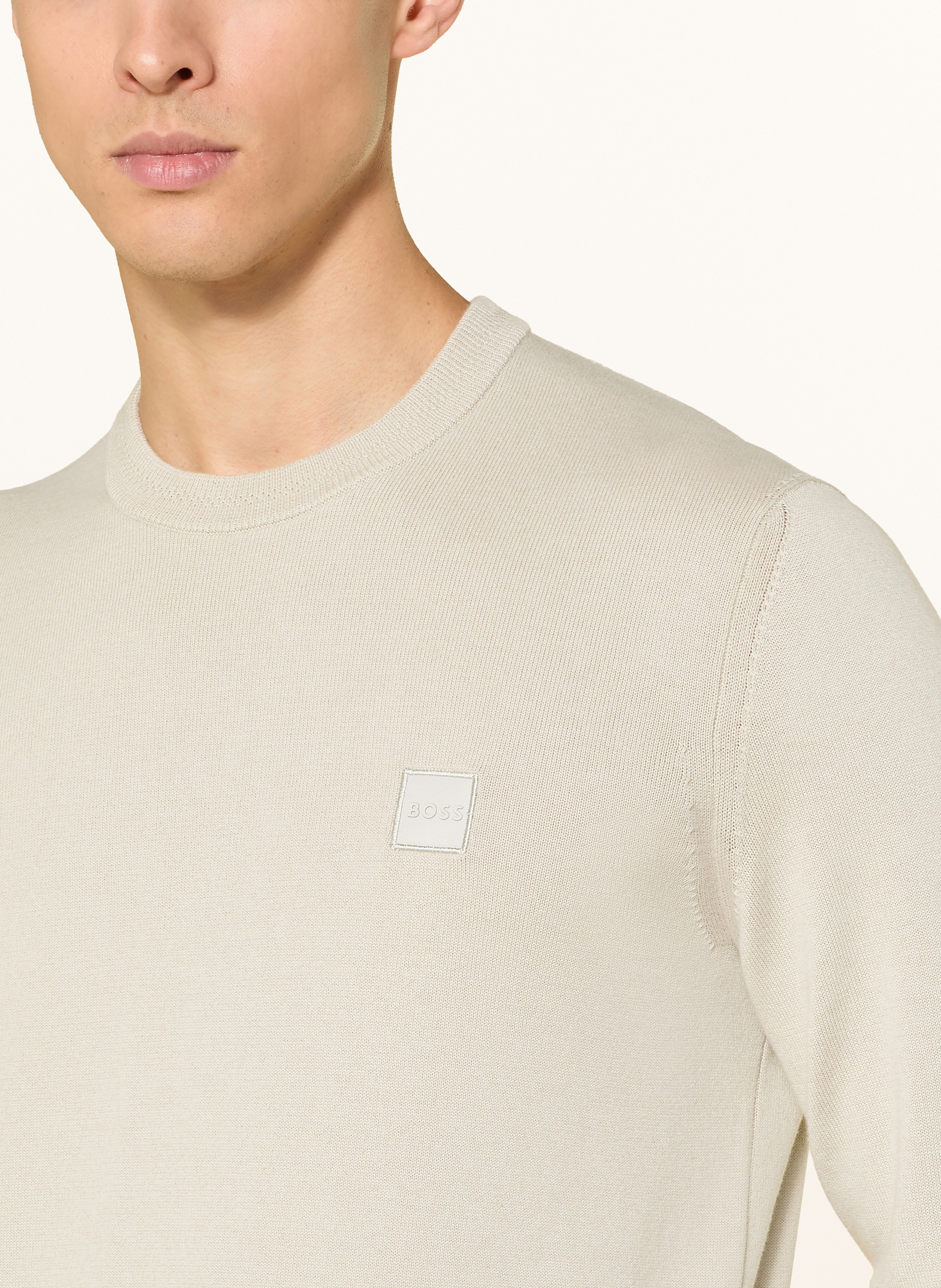 Thumbnail - Boss Pullover Kanovano beige