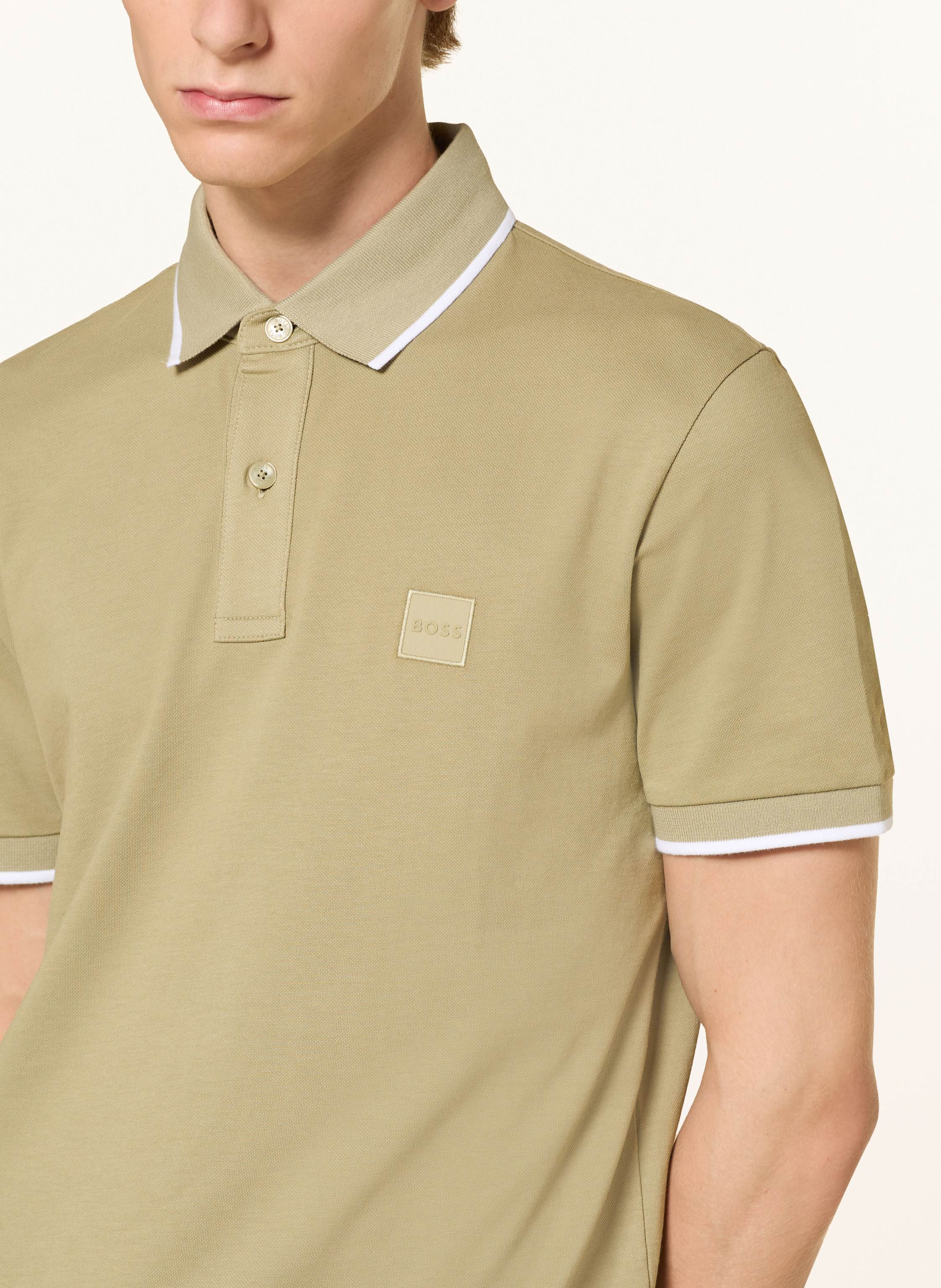 Thumbnail - Boss Piqué-Poloshirt Passertip gruen