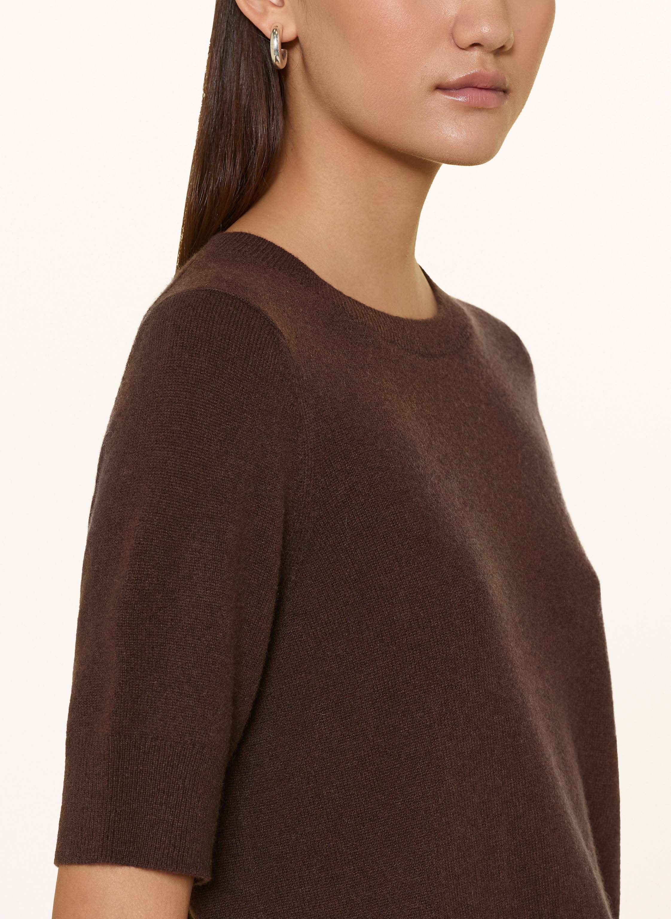 Thumbnail - Mrs & Hugs Strickshirt Aus Cashmere braun