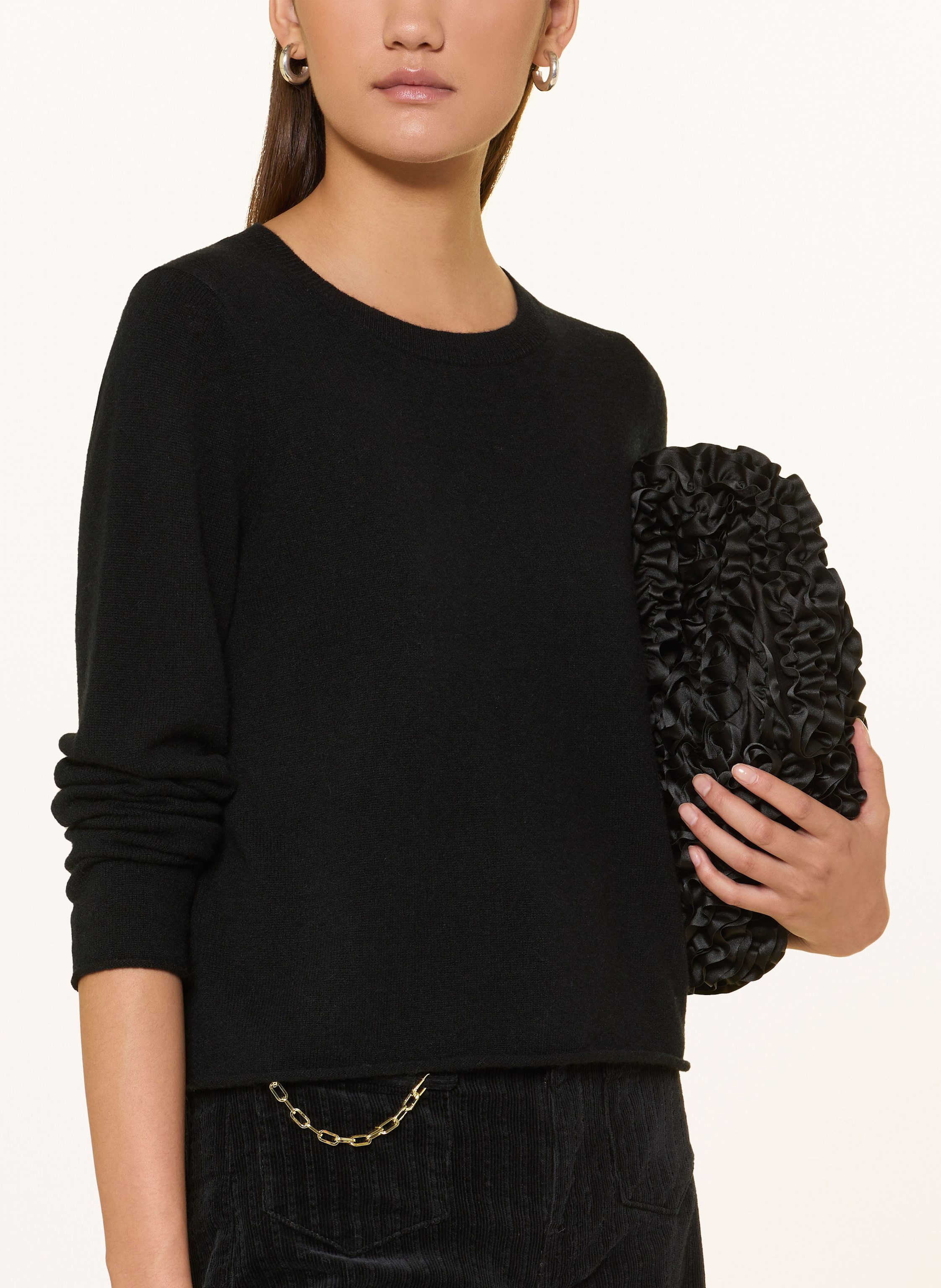 Thumbnail - Mrs & Hugs Cashmere-Pullover schwarz