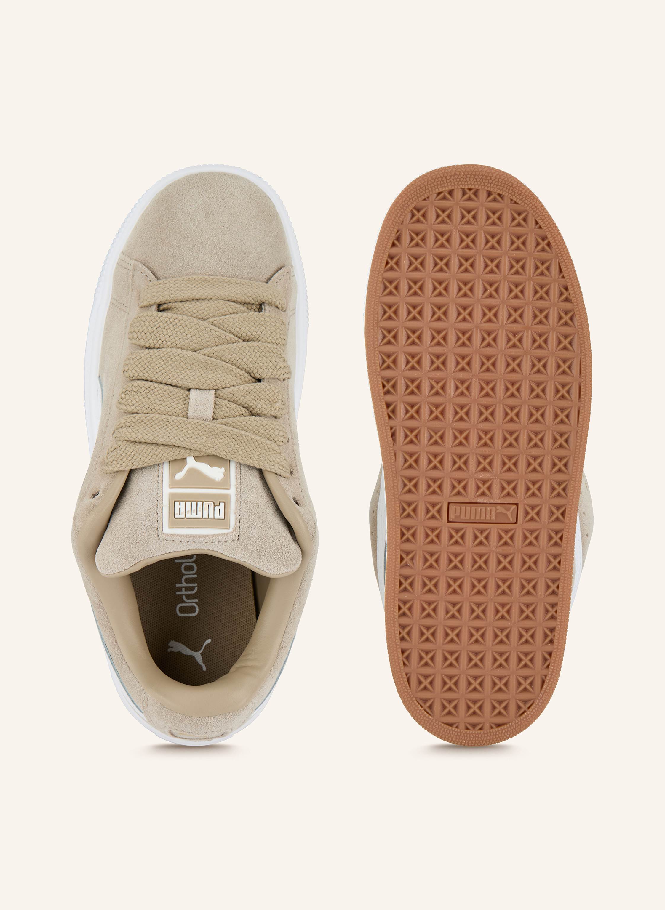 Thumbnail - Puma Sneaker Suede Xl Jr beige