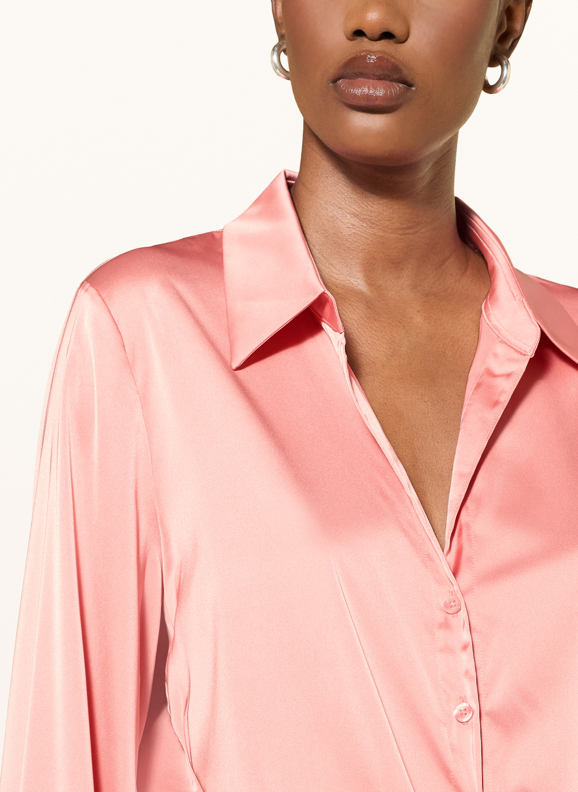 Thumbnail - Hugo Satinbluse Errika rosa