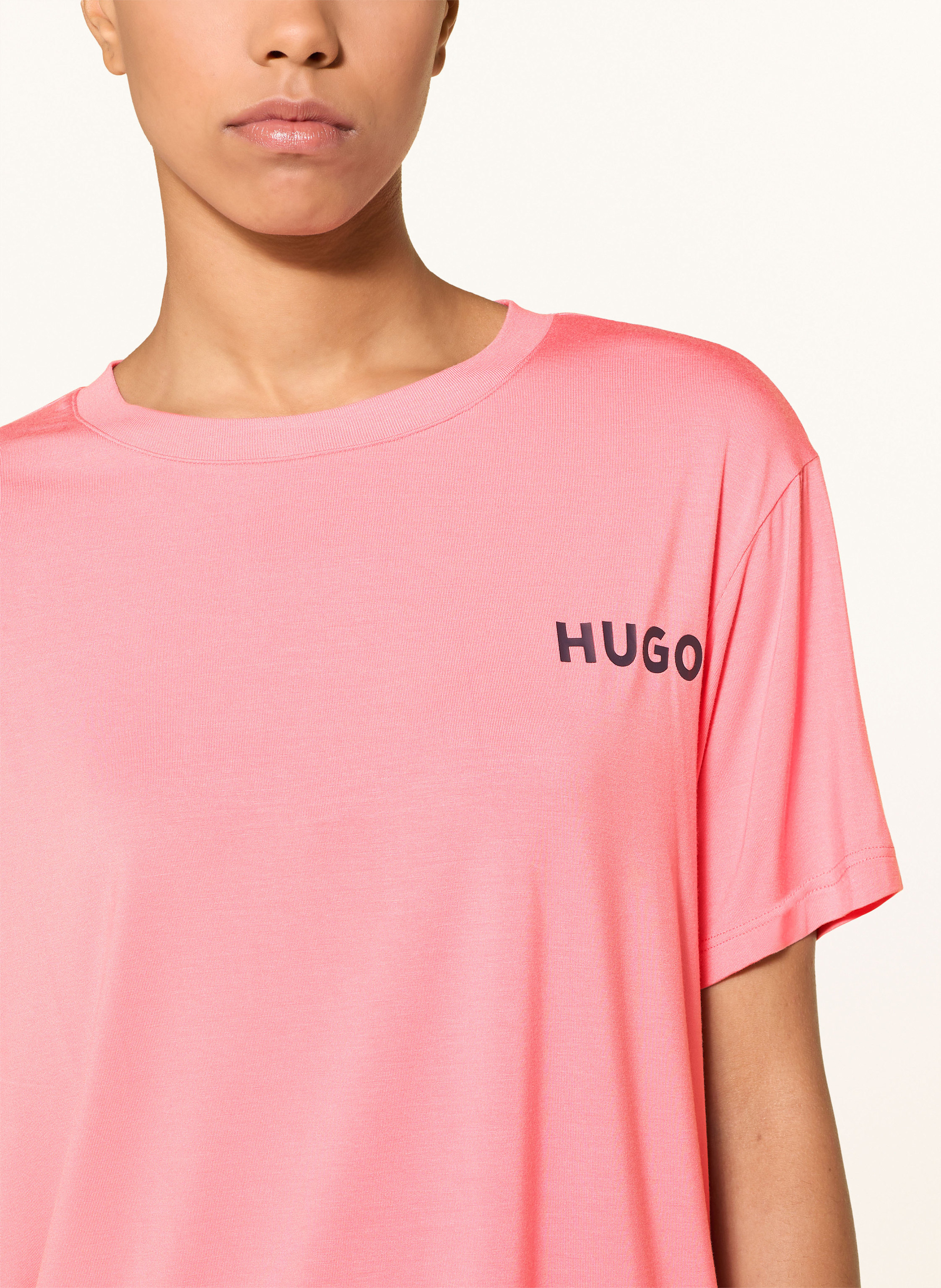 Thumbnail - Hugo Lounge-Shirt Unite pink