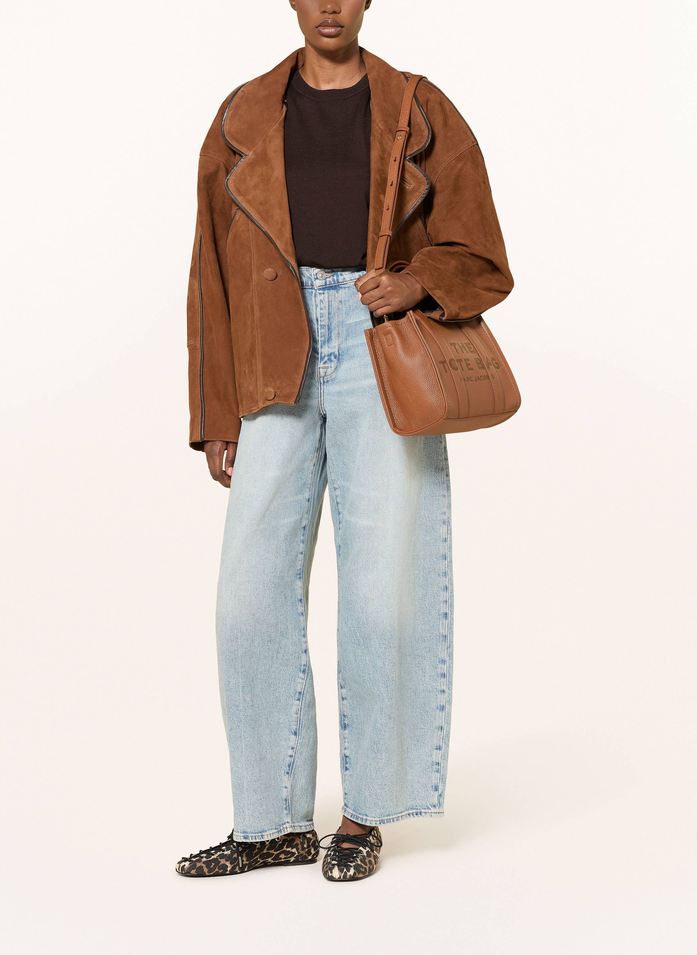 Thumbnail - Marc Jacobs Shopper The Small Tote Bag Leather braun