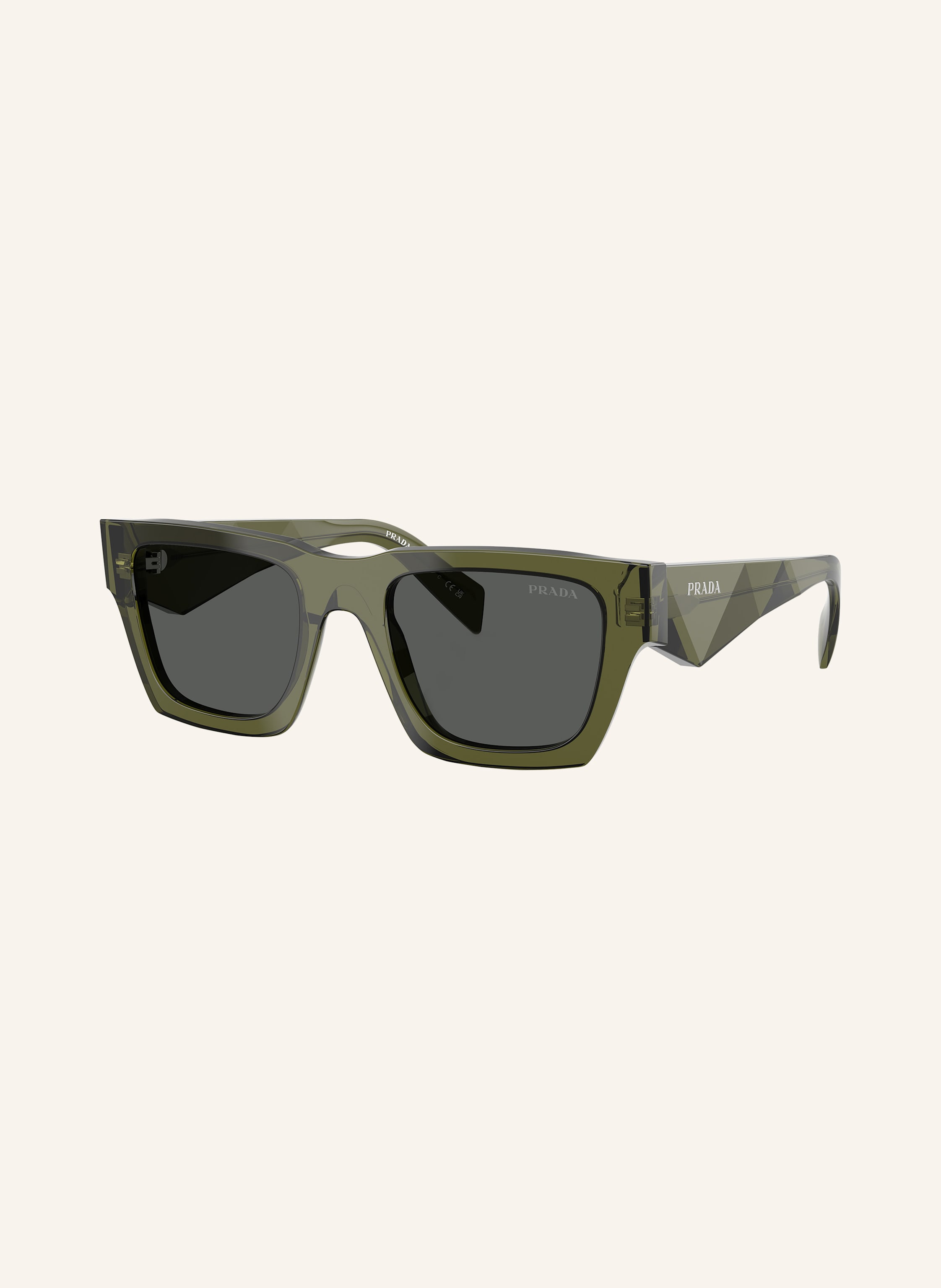Prada Prada Sonnenbrille Pr a06s gruen in 25A40L - KHAKI/ DUNKELGRAU