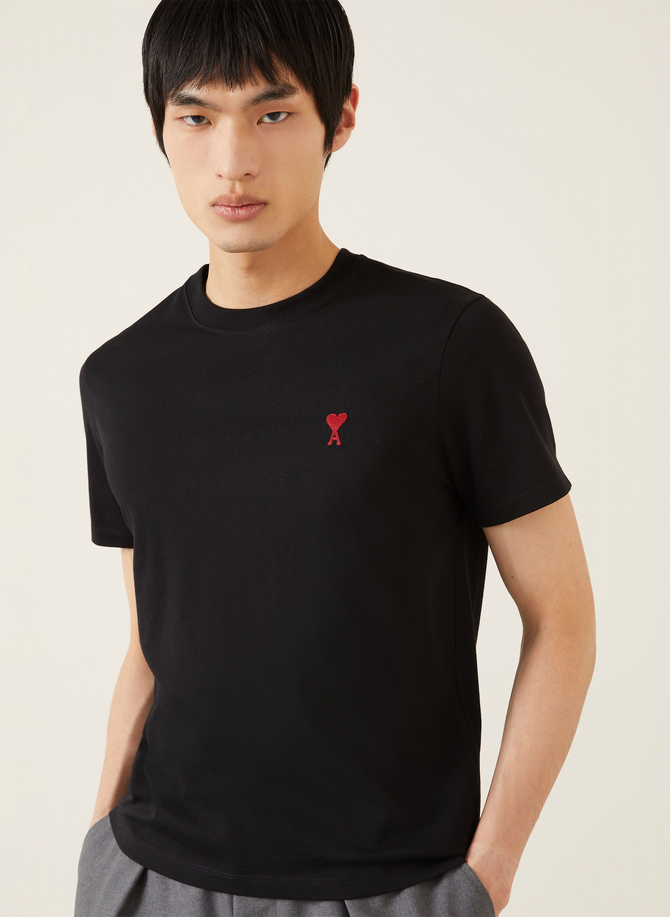 Thumbnail - Ami Paris T-Shirt schwarz