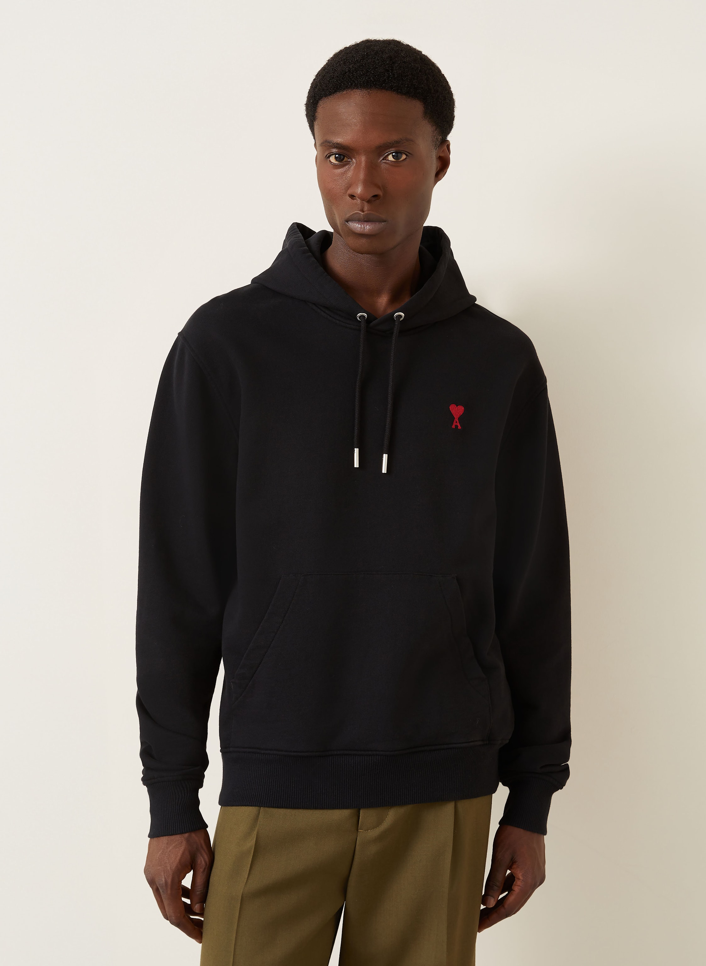 Thumbnail - Ami Paris Hoodie schwarz