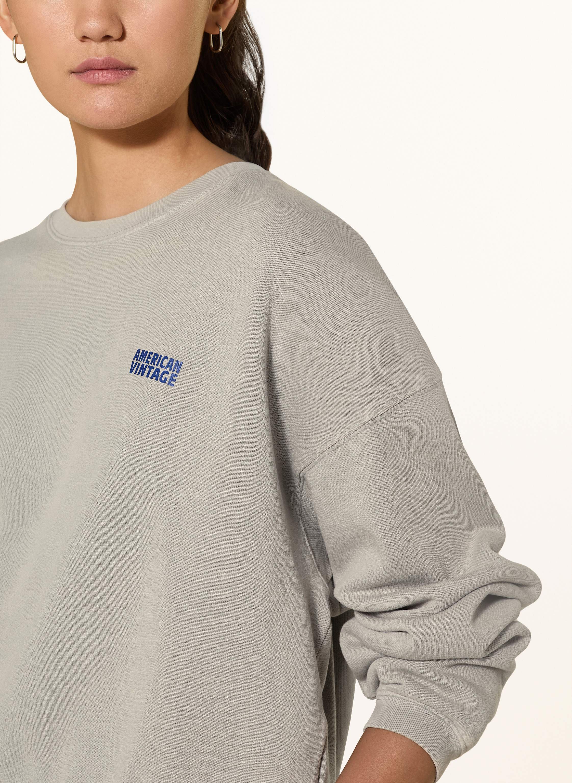 Thumbnail - American Vintage Sweatshirt Izubird grau