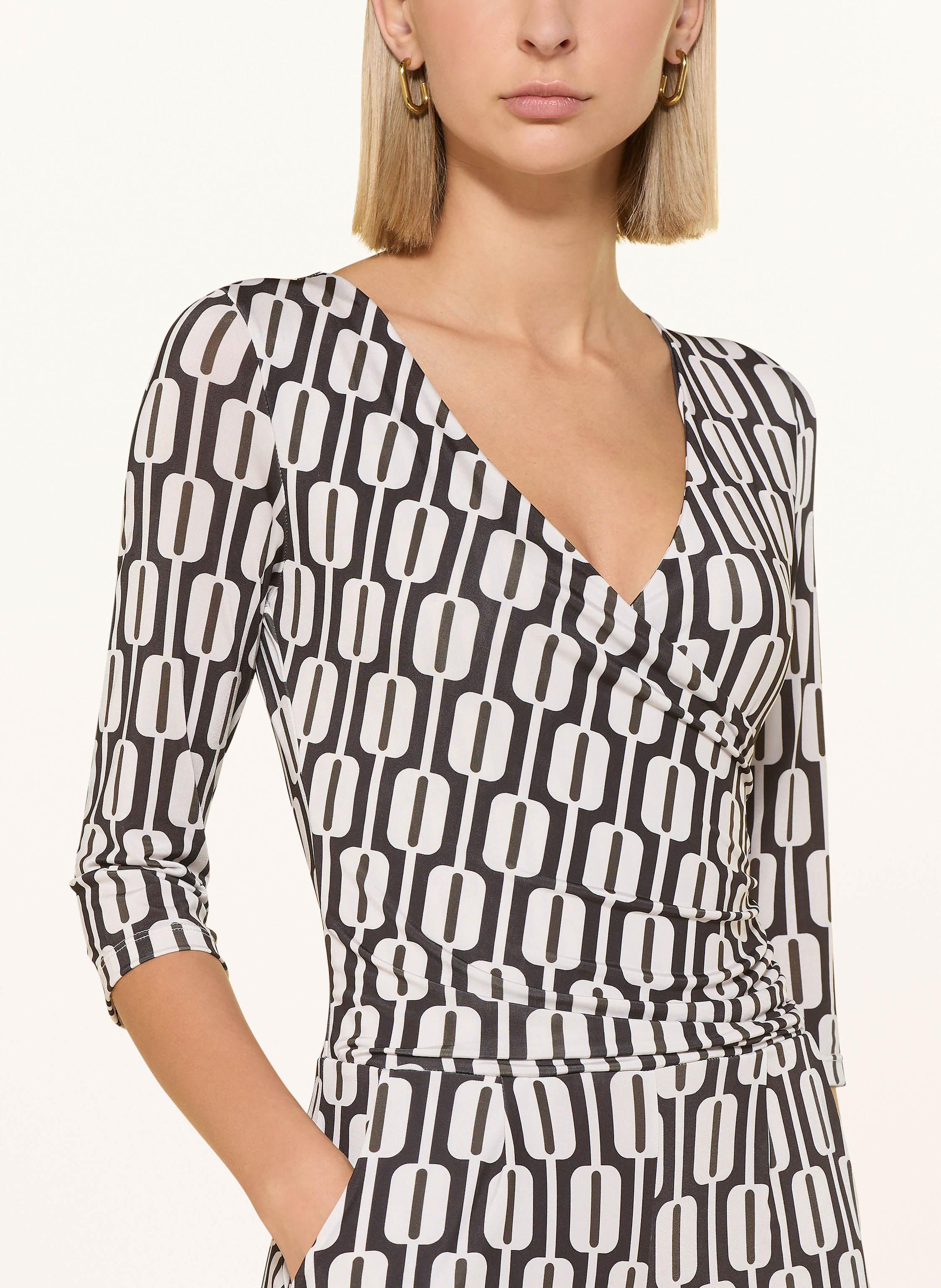 Thumbnail - Marivie Jersey-Jumpsuit Jump In! Mit 3/4-Arm schwarz