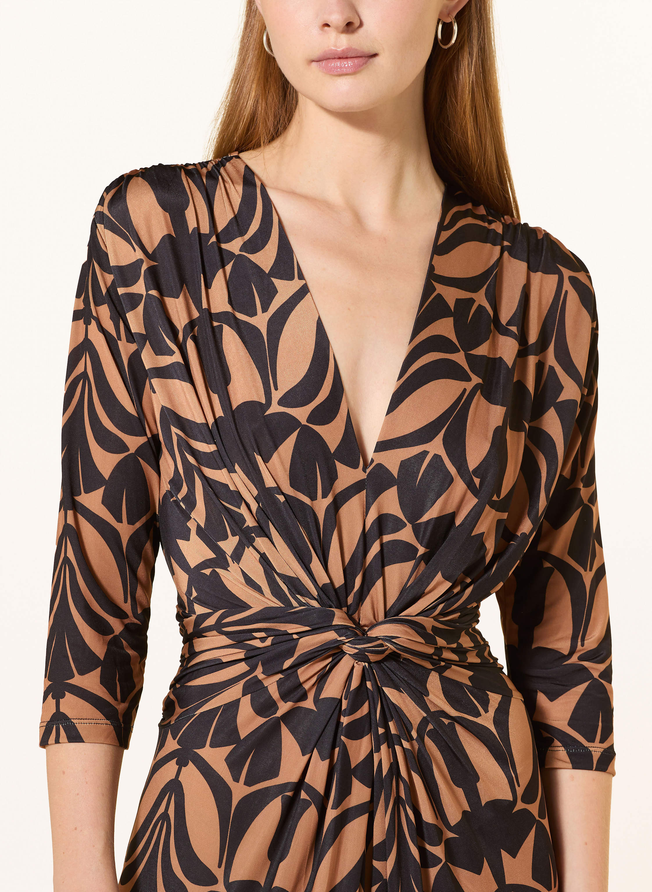 Thumbnail - Marivie Jumpsuit Tempt Me! Aus Jersey Mit 3/4-Arm braun