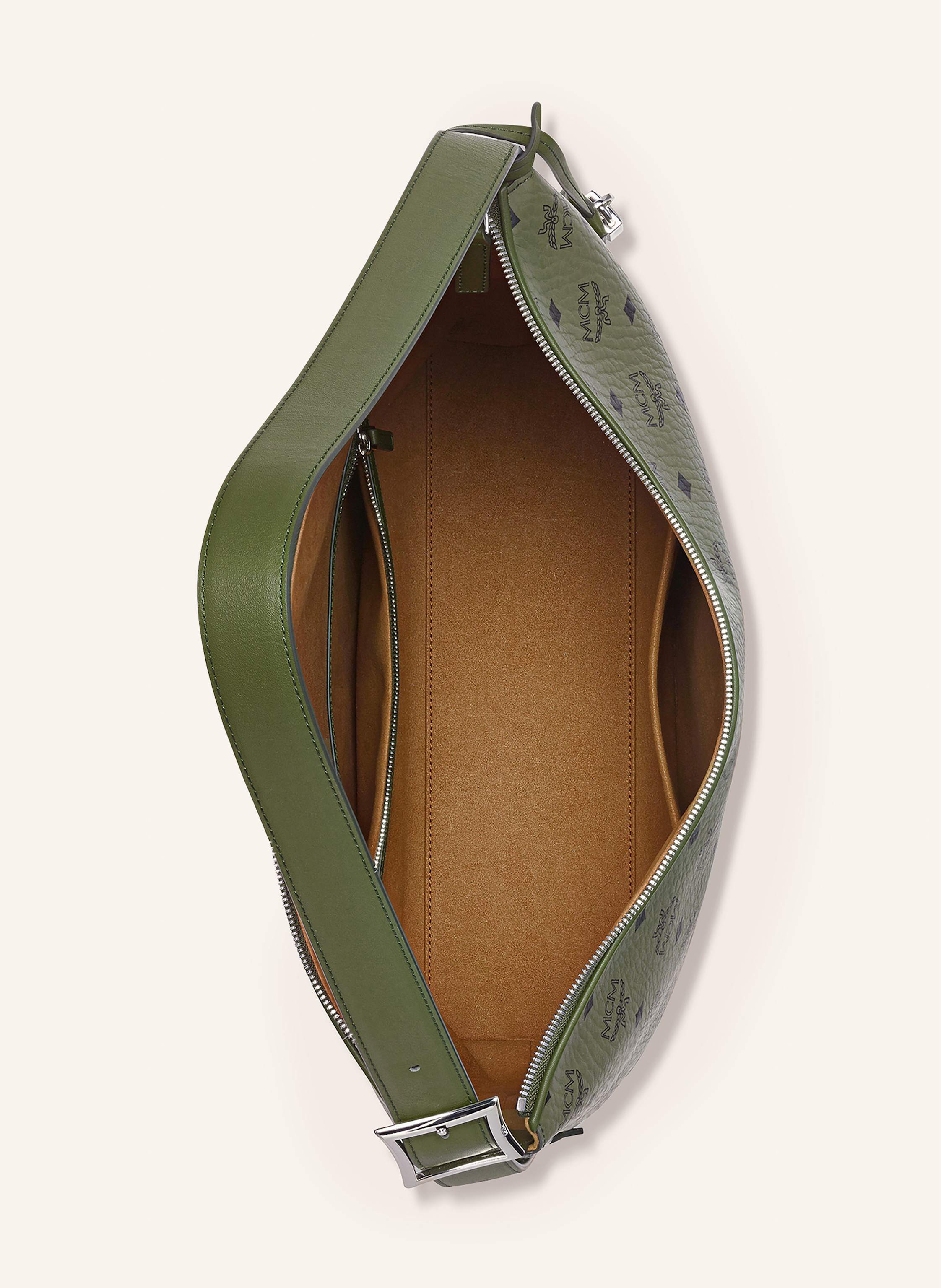 Thumbnail - Mcm Beuteltasche Aren Visetos Large gruen