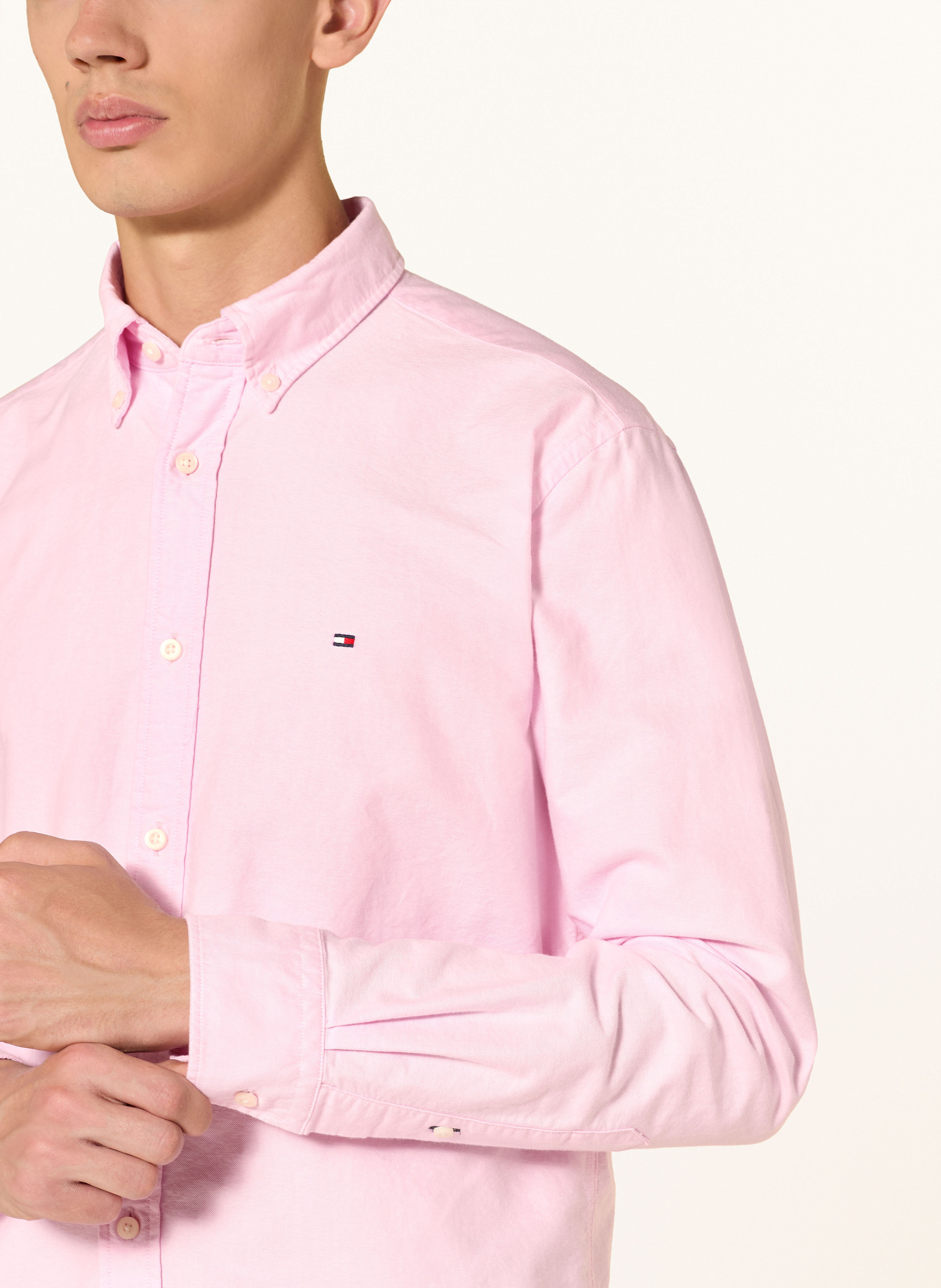 Thumbnail - Tommy Hilfiger Oxfordhemd Regular Fit rosa