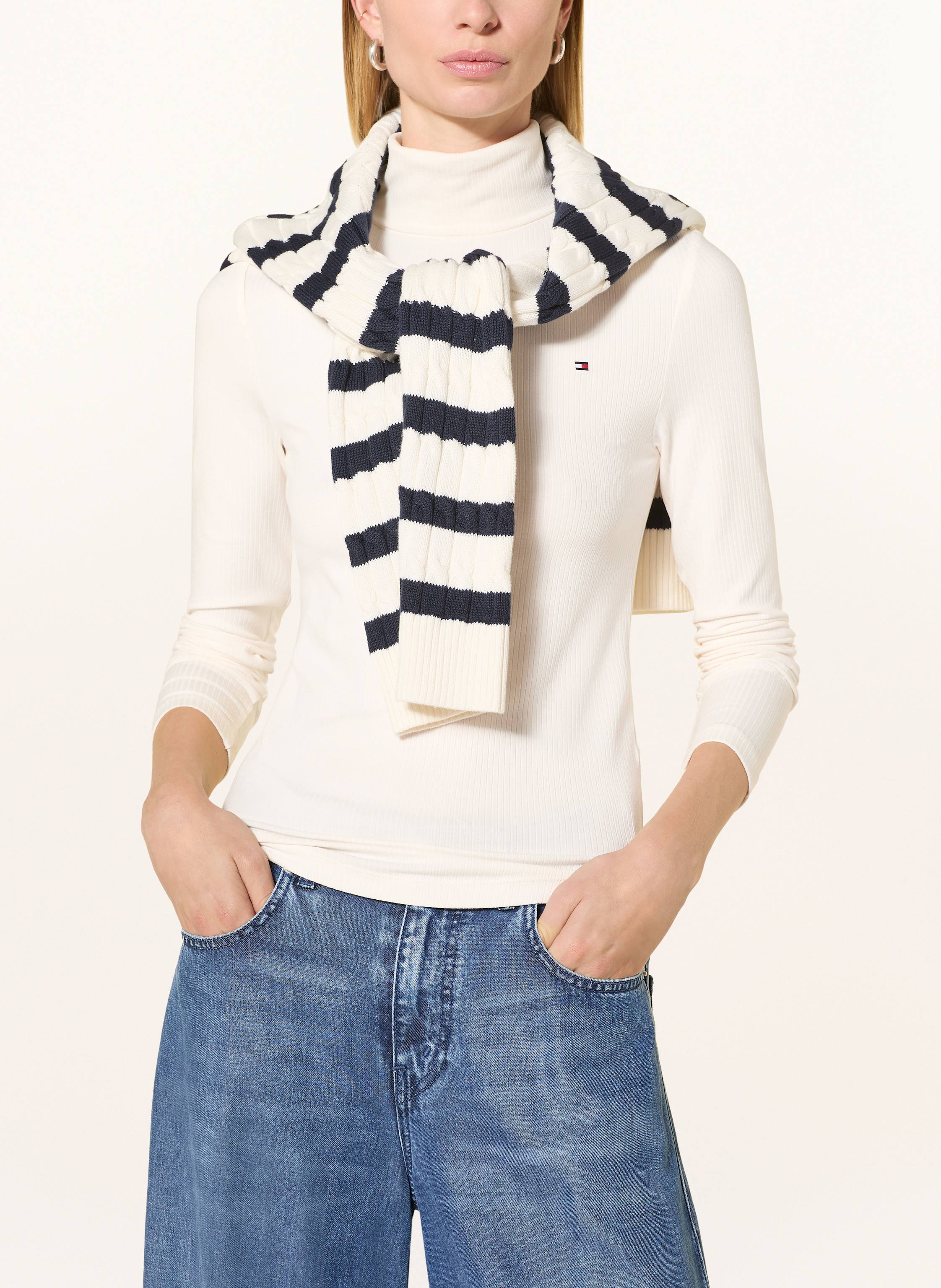 Thumbnail - Tommy Hilfiger Rollkragenshirt weiss