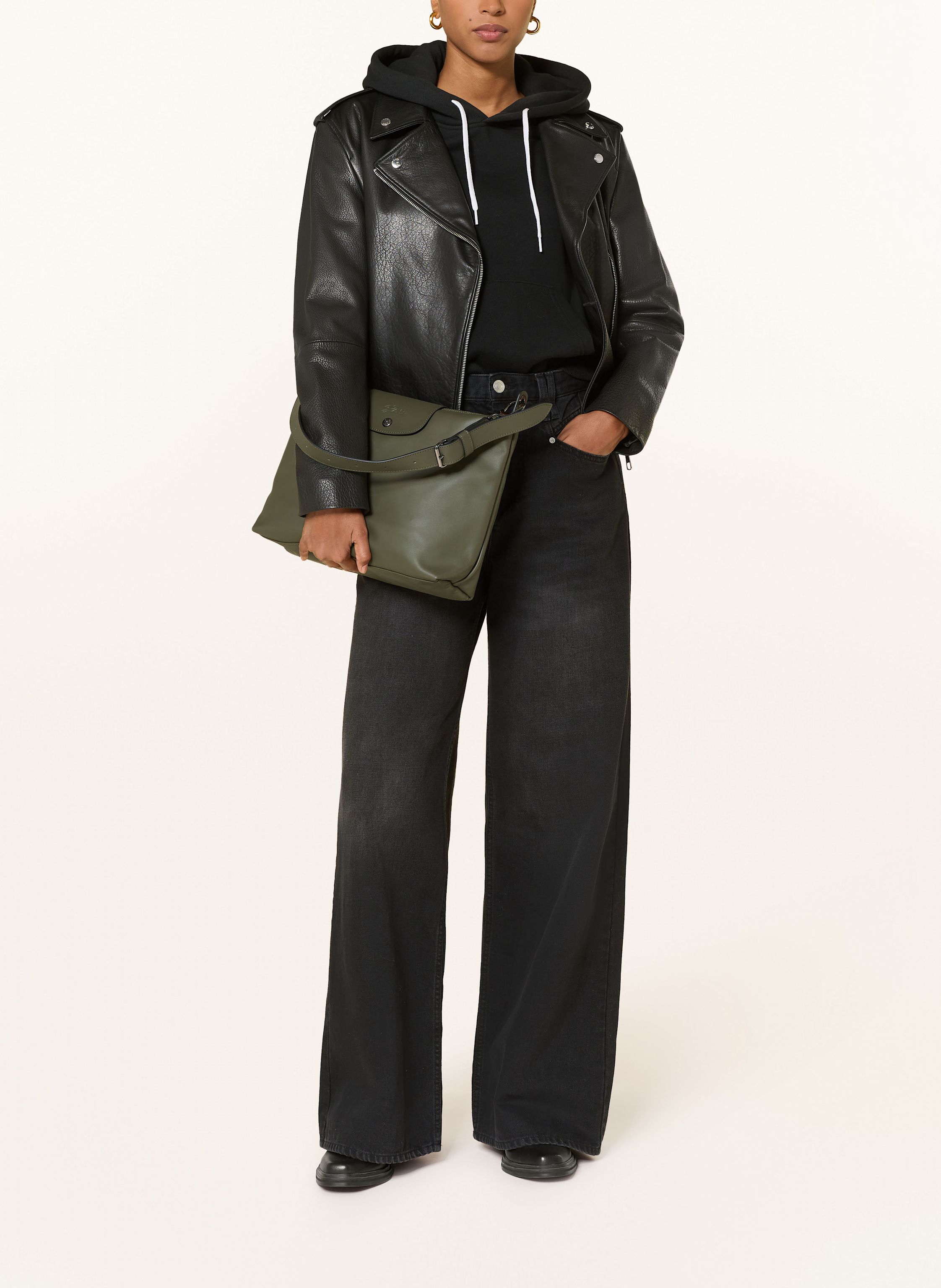 Thumbnail - Longchamp Handtasche Le Pliage Cuir gruen