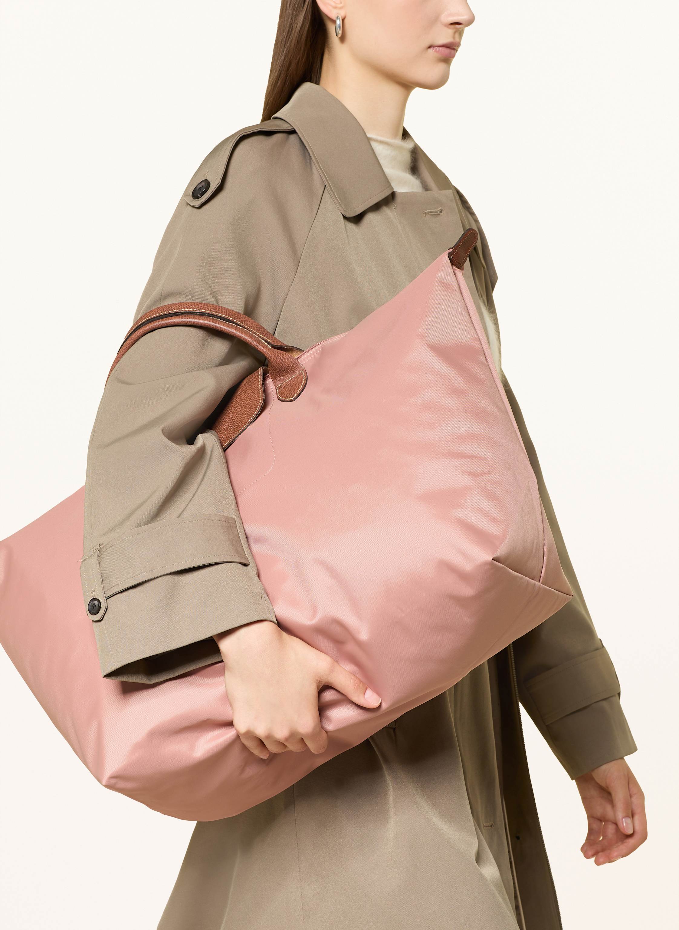 Thumbnail - Longchamp Shopper Le Pliage Large rosa