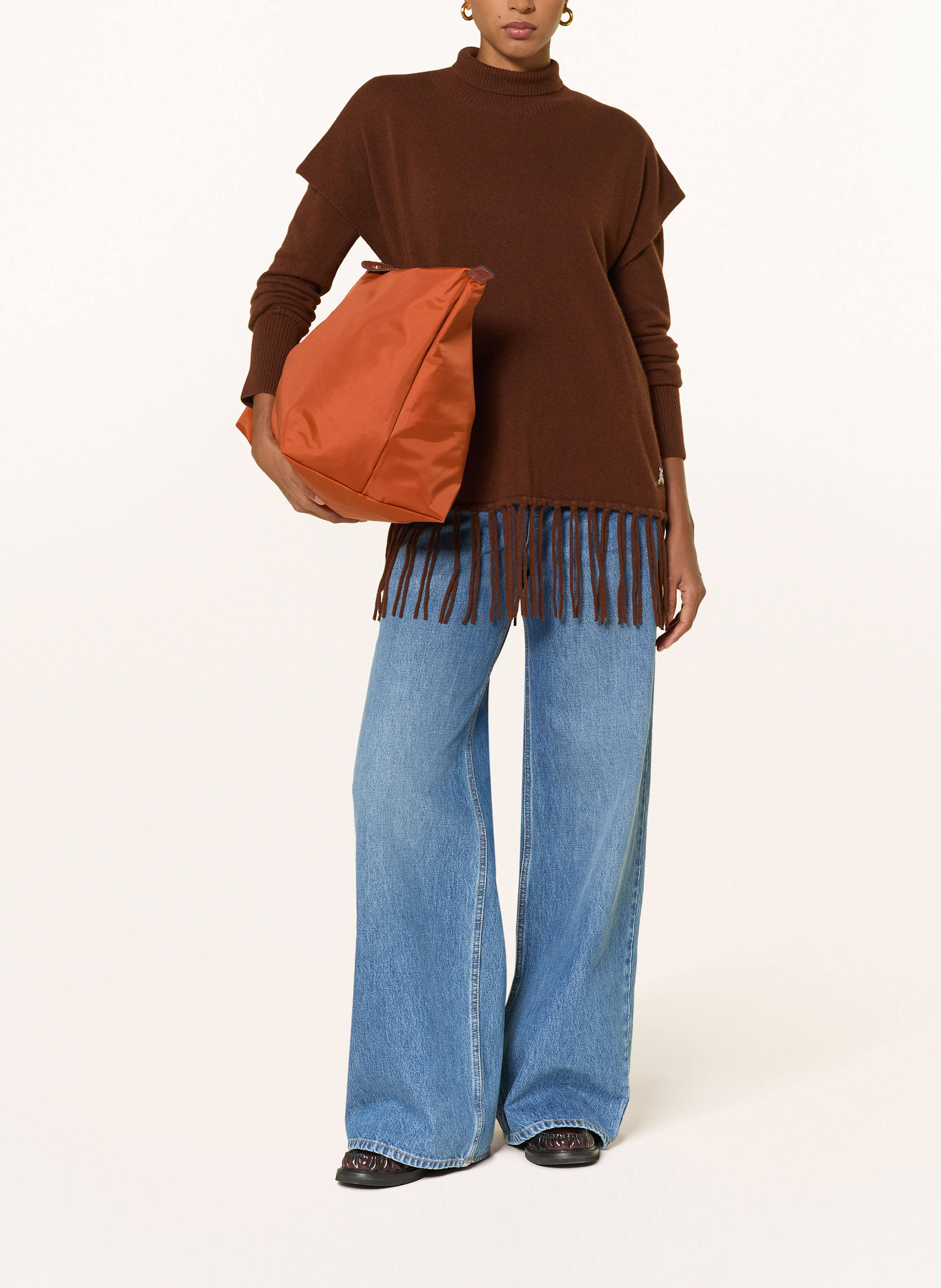 Thumbnail - Longchamp Shopper Le Pliage Large orange