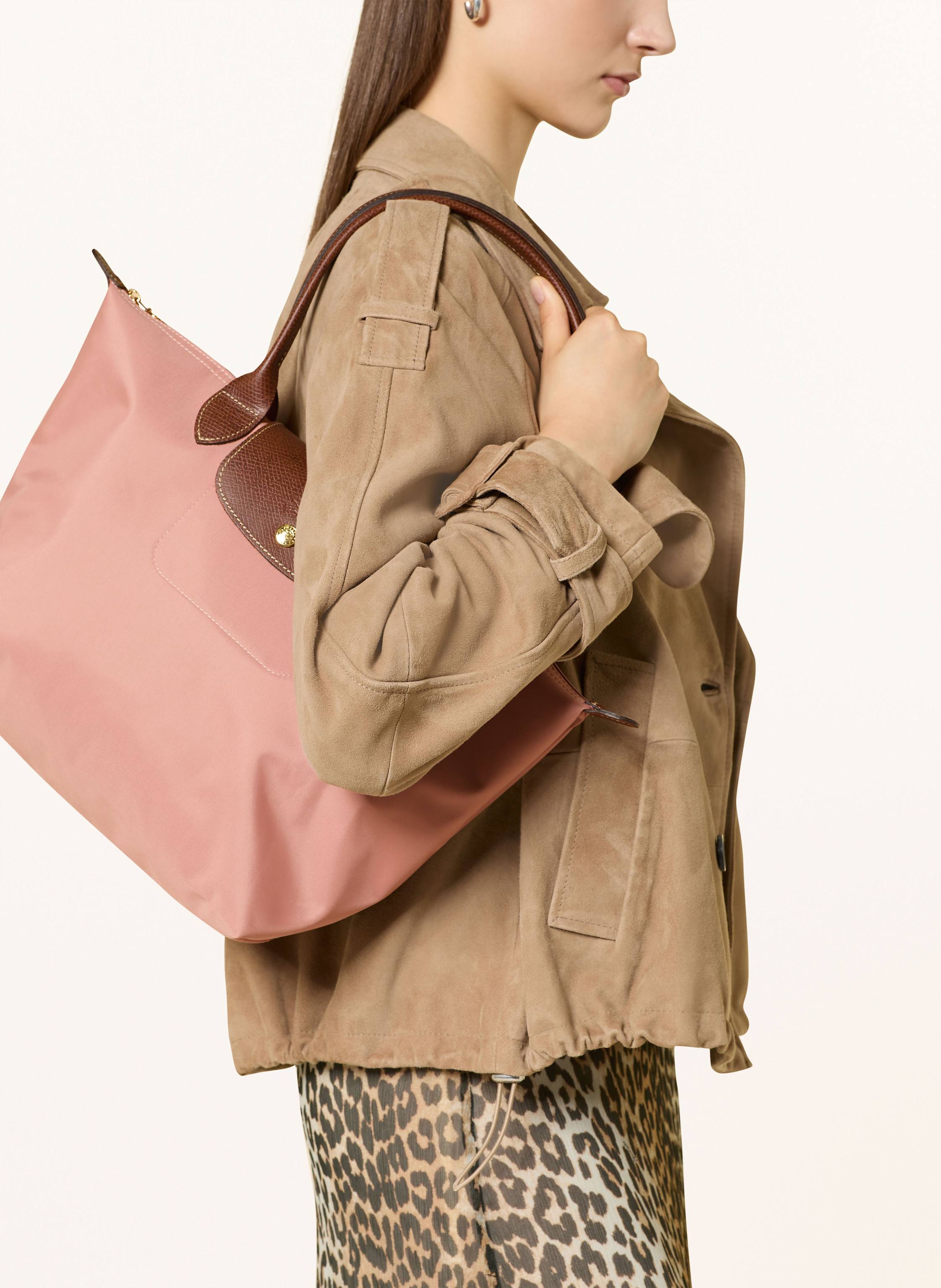 Thumbnail - Longchamp Shopper Le Pliage M rosa