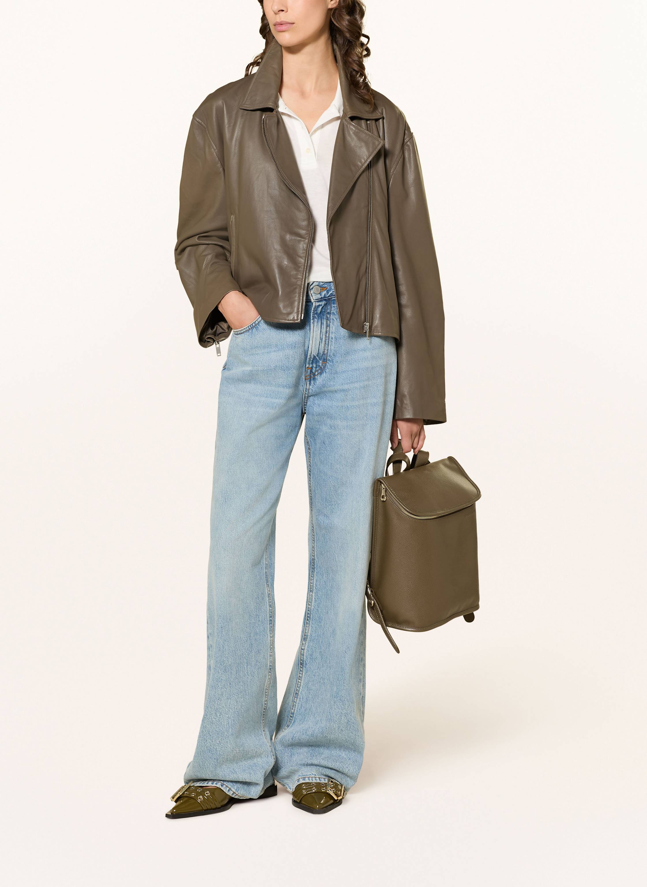 Thumbnail - Longchamp Rucksack Foulonné gruen