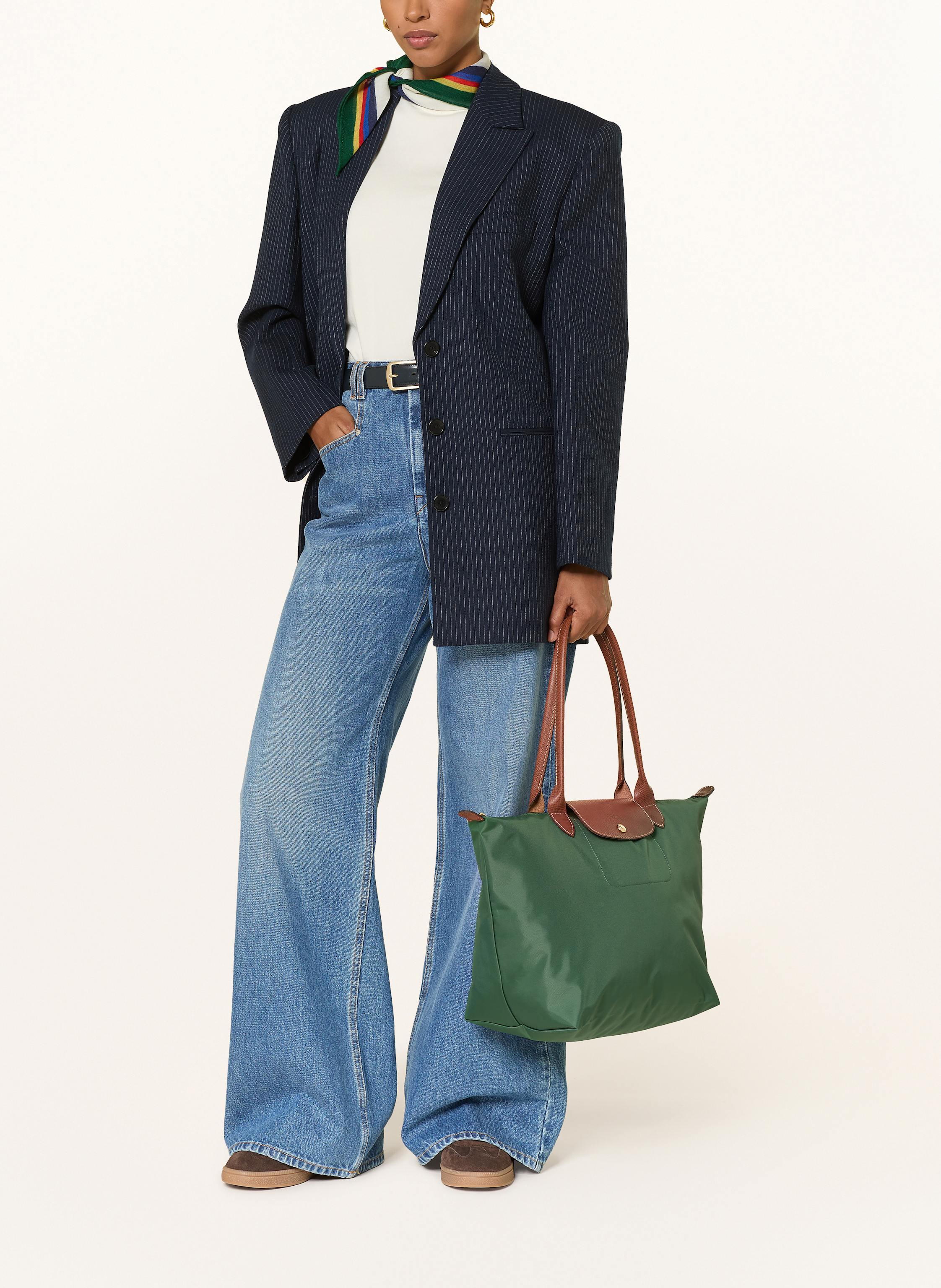 Thumbnail - Longchamp Shopper Le Pliage L gruen