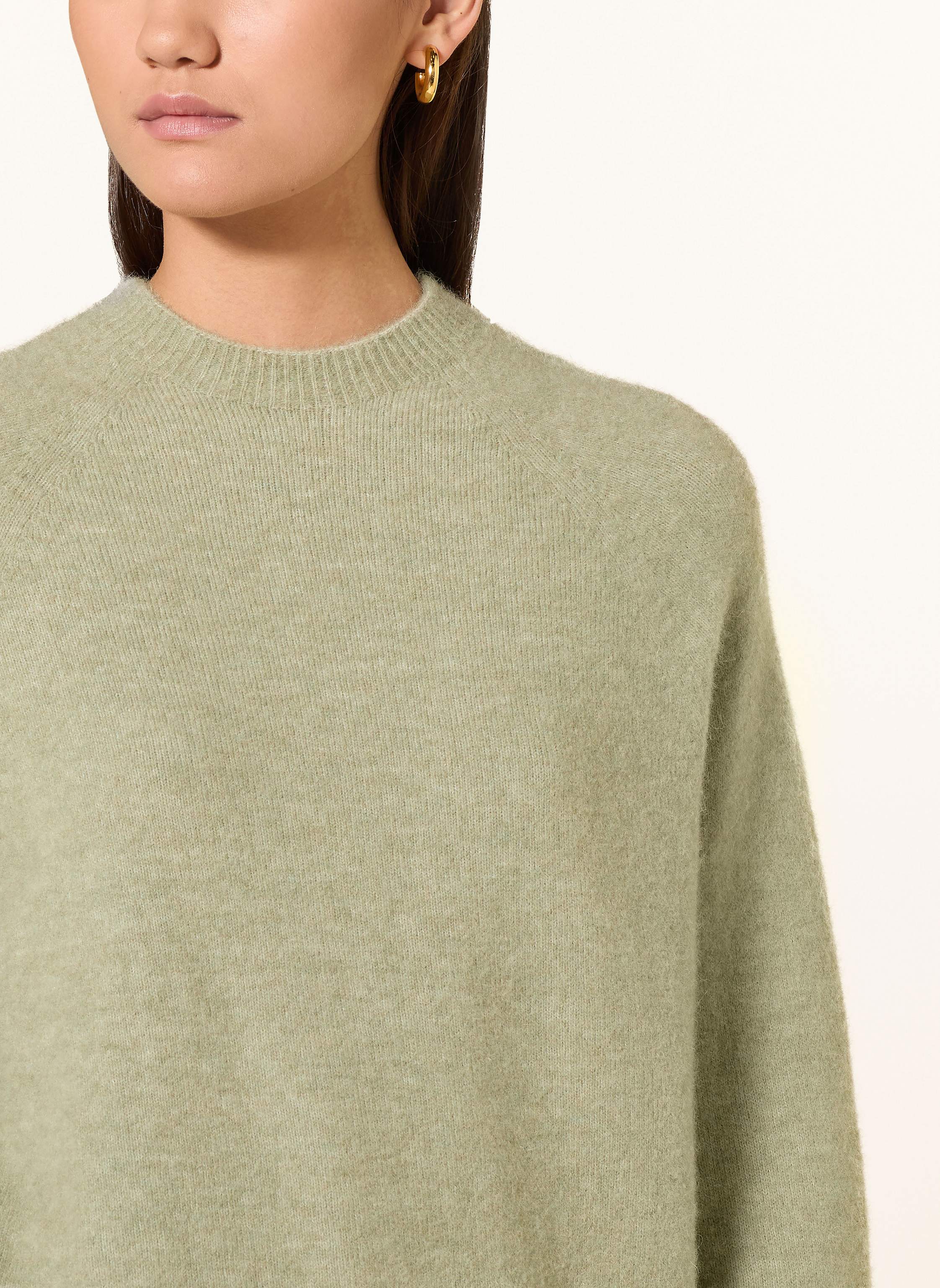 Thumbnail - Drykorn Pullover Pemiri Mit Alpaka gruen