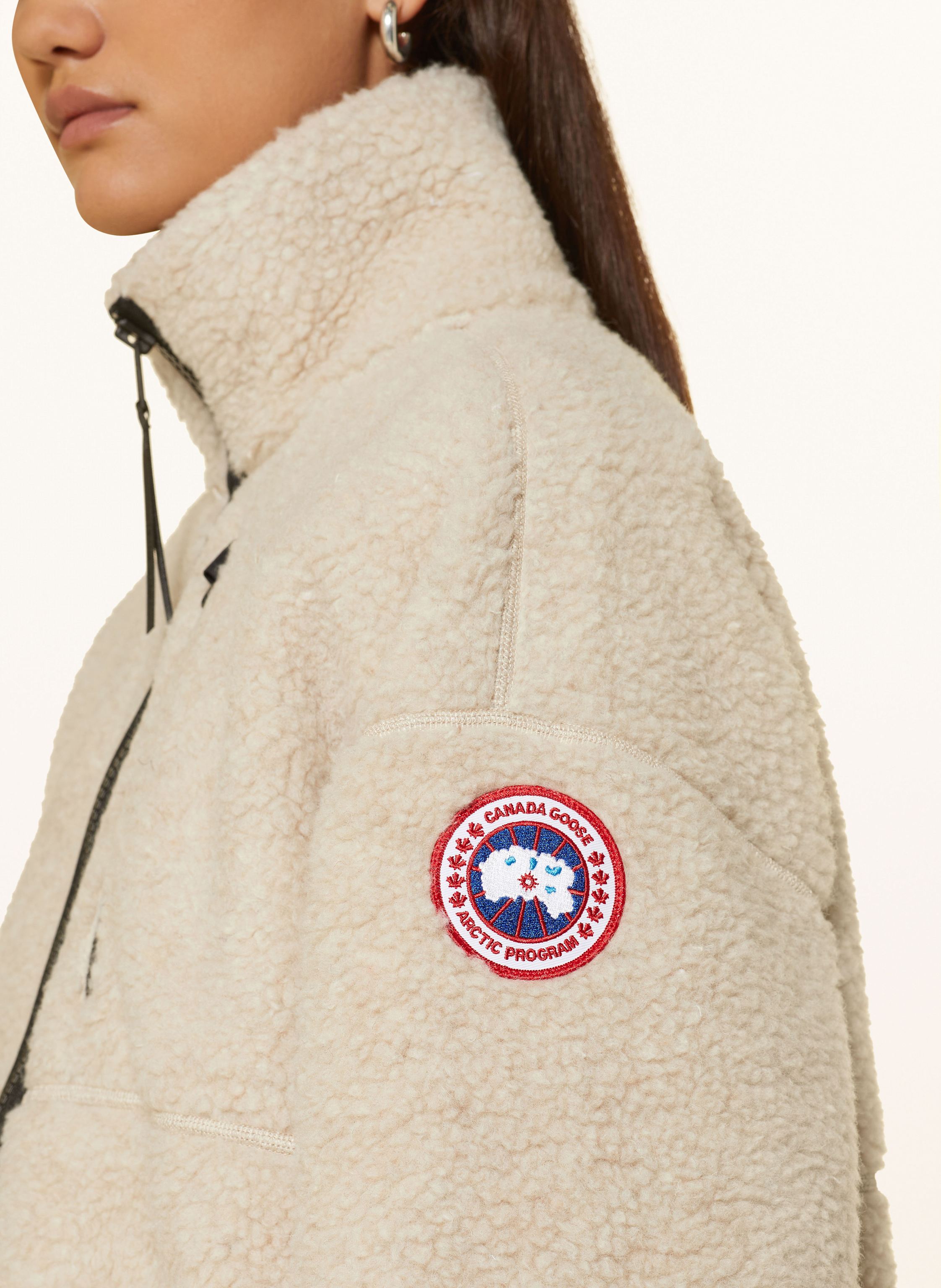 Thumbnail - Canada Goose Teddyfell-Jacke Simcoe beige