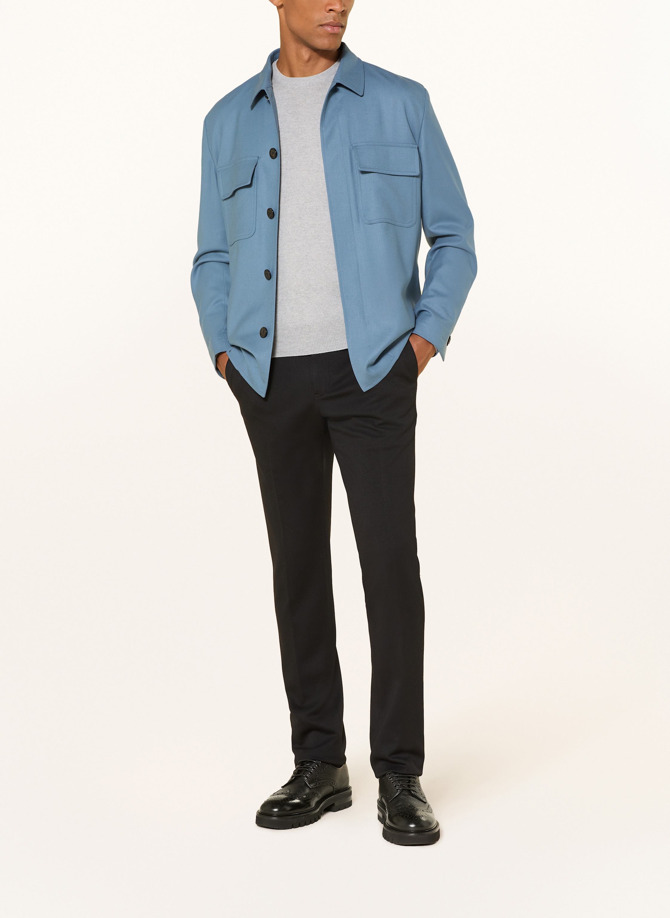 Thumbnail - Gran Sasso Pullover grau