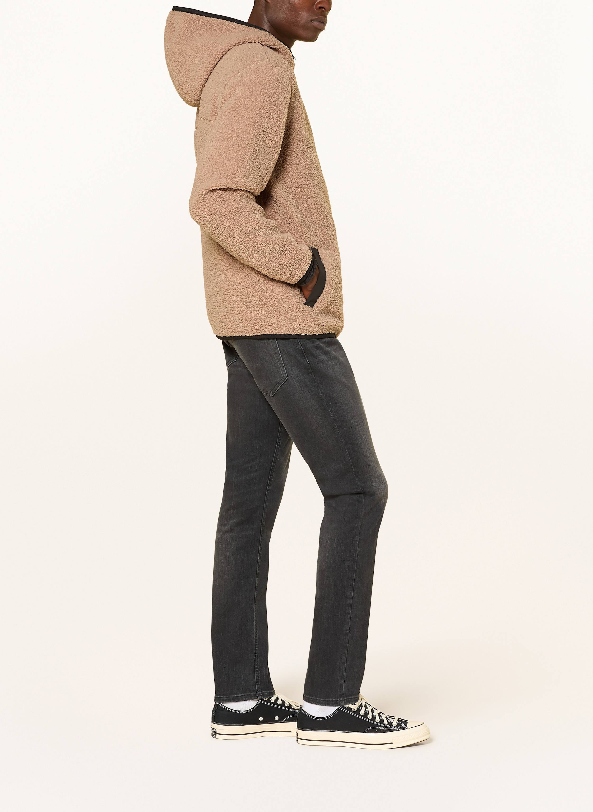 Thumbnail - Tommy Jeans Teddyfell-Jacke beige