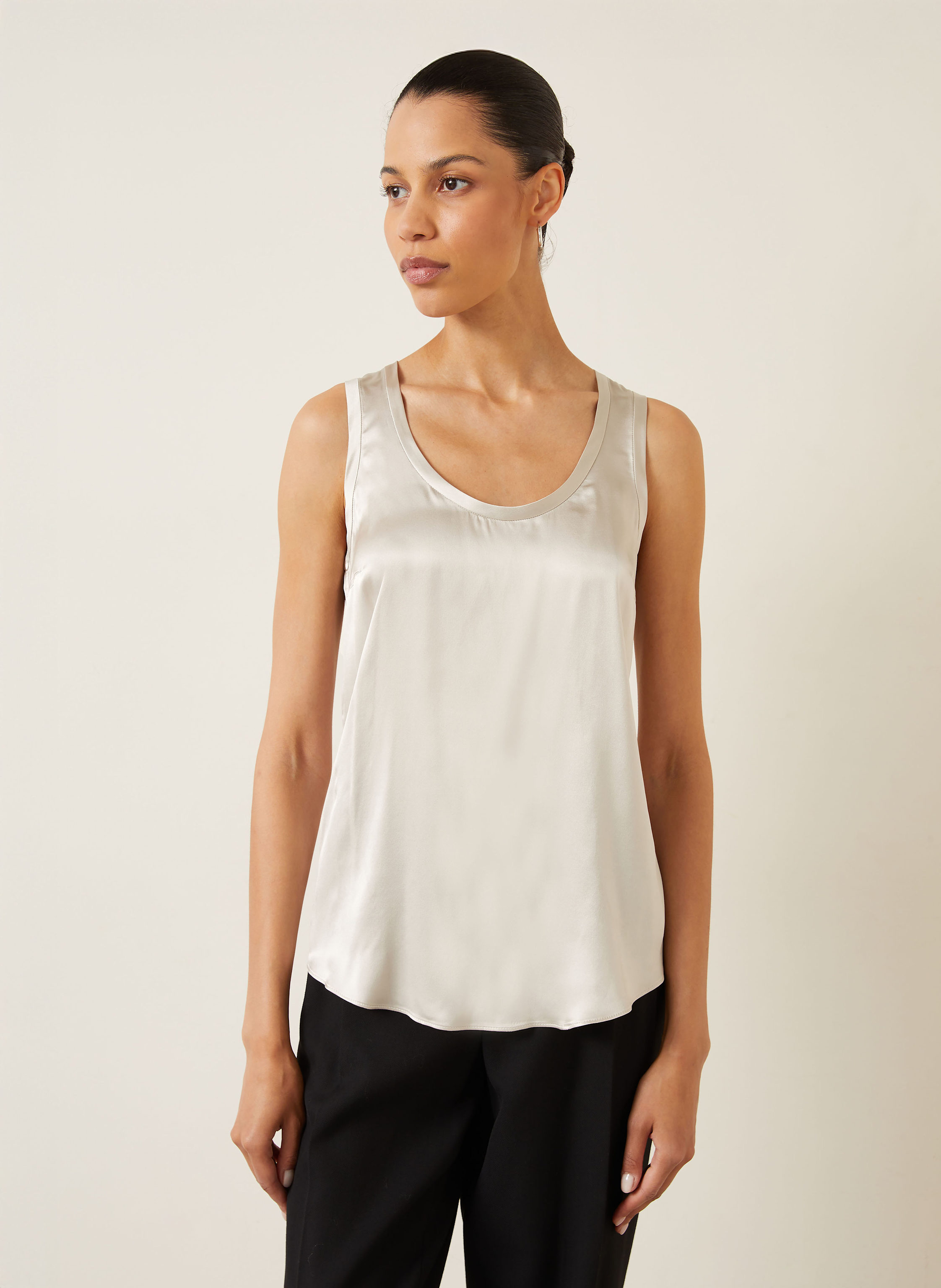 Thumbnail - Brunello Cucinelli Seidentop beige