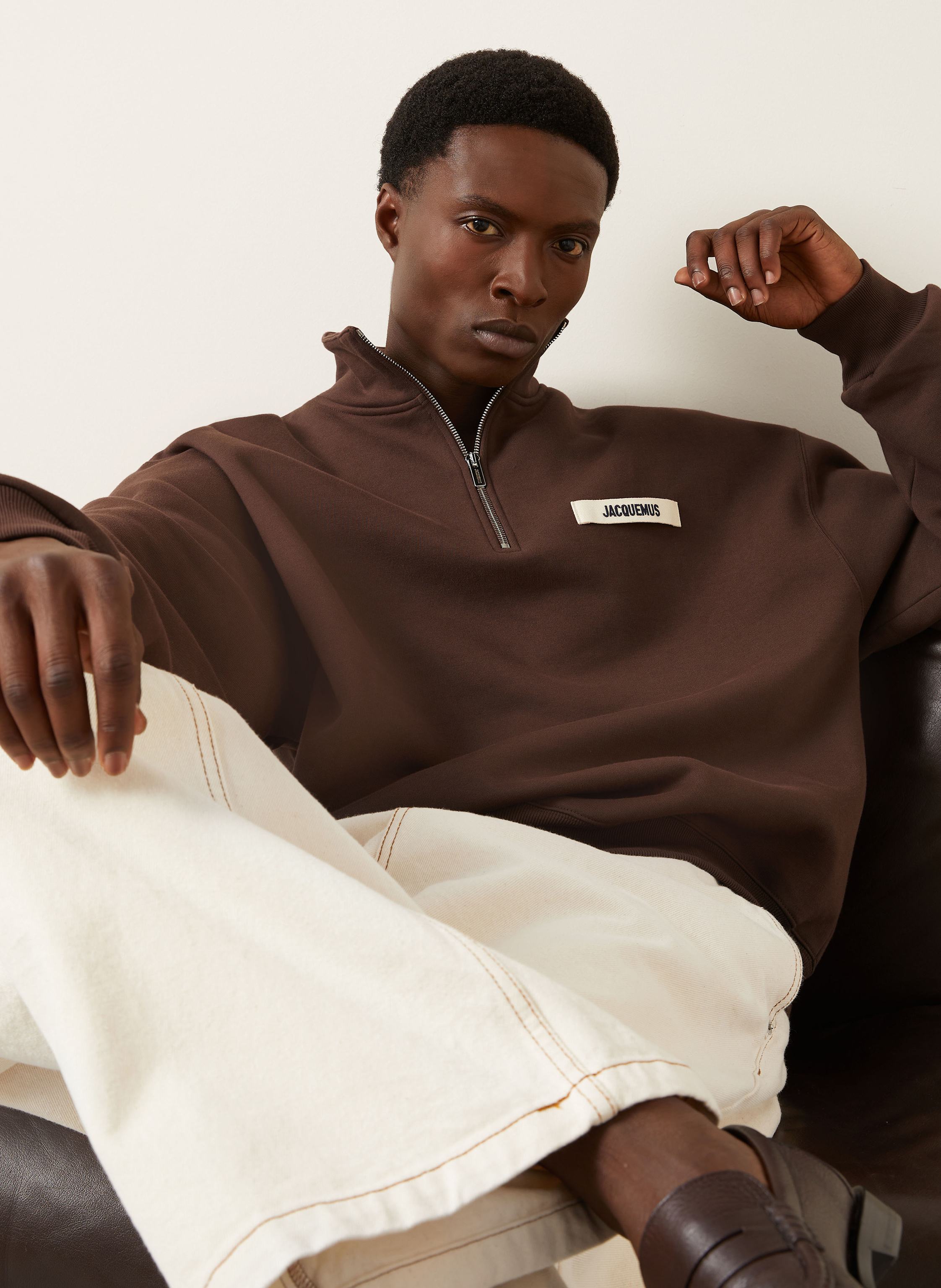 Thumbnail - Jacquemus Troyer Le Camionneur Gros Grain braun