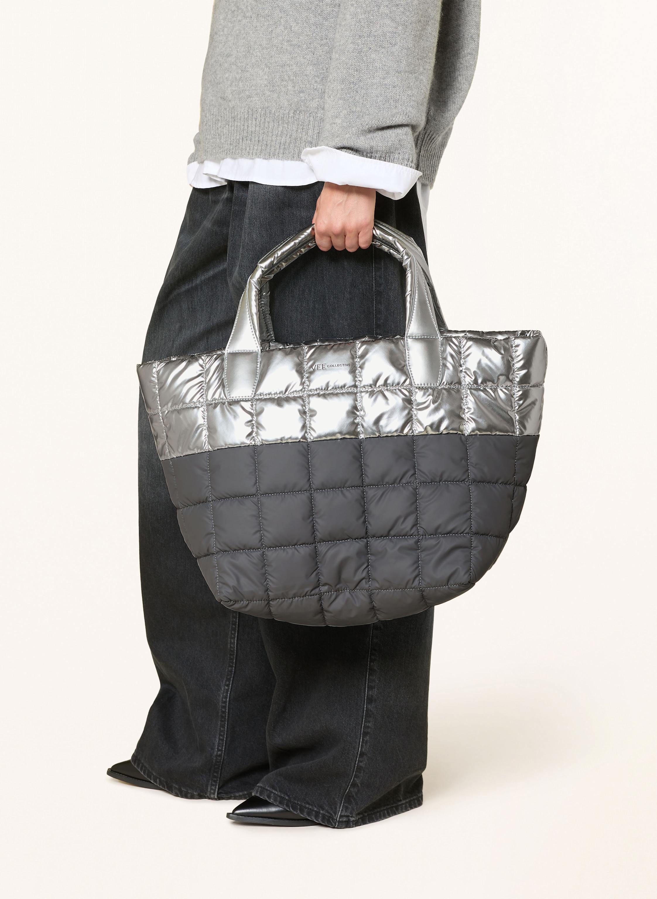 Thumbnail - Vee Collective Shopper Porter Tote Medium grau