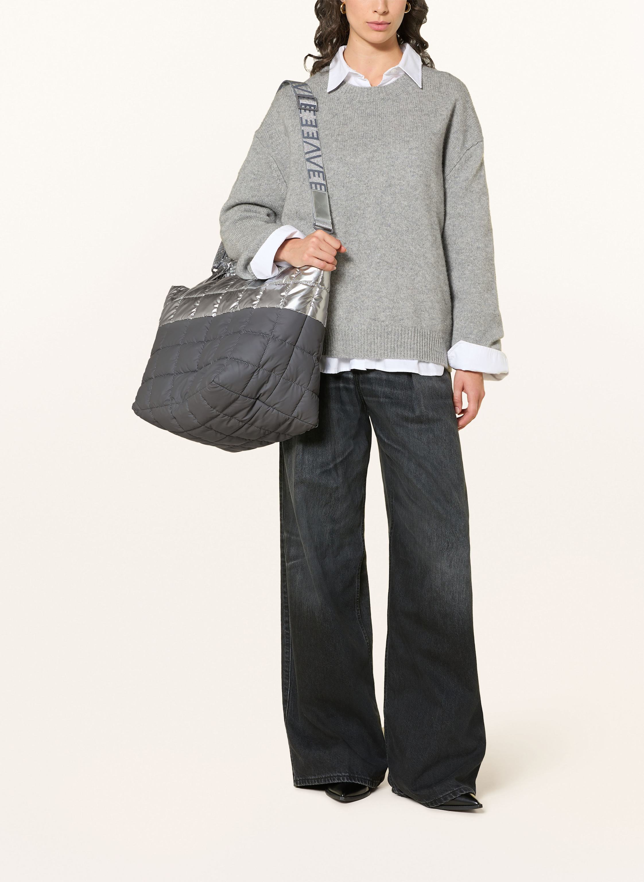 Thumbnail - Vee Collective Shopper Porter Tote Medium grau