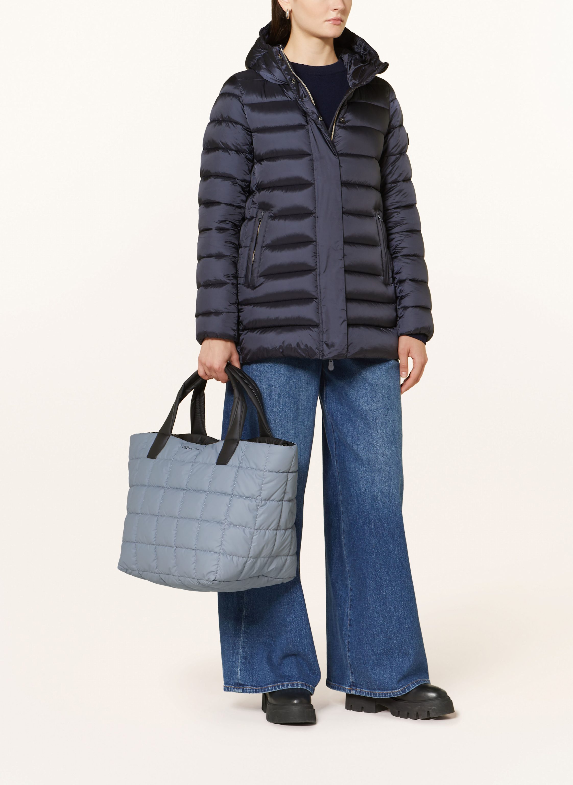 Thumbnail - Vee Collective Shopper Porter Tote Medium grau