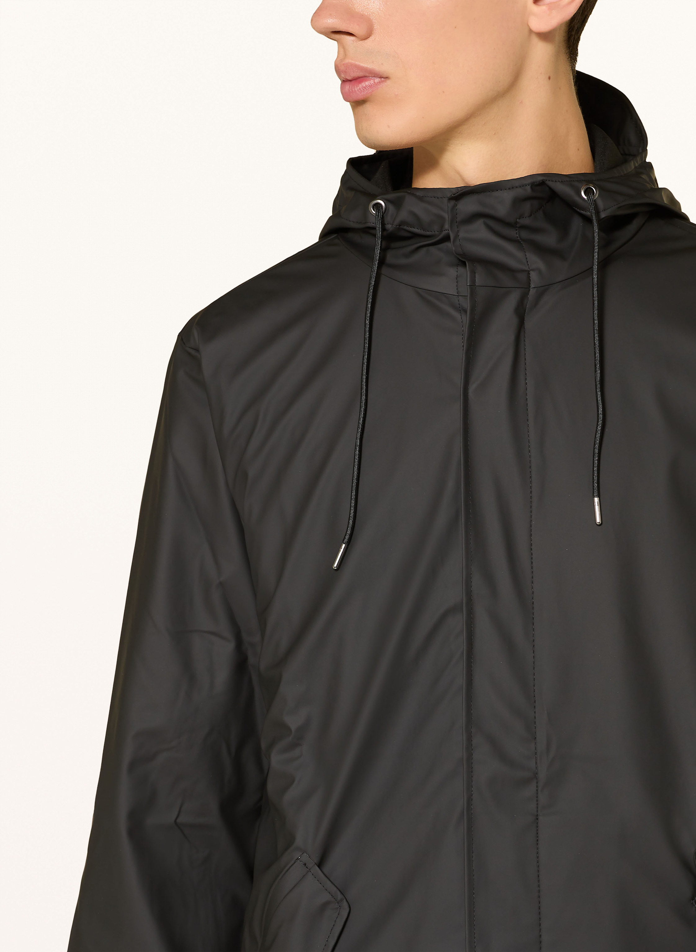 Thumbnail - Rains Regenjacke schwarz