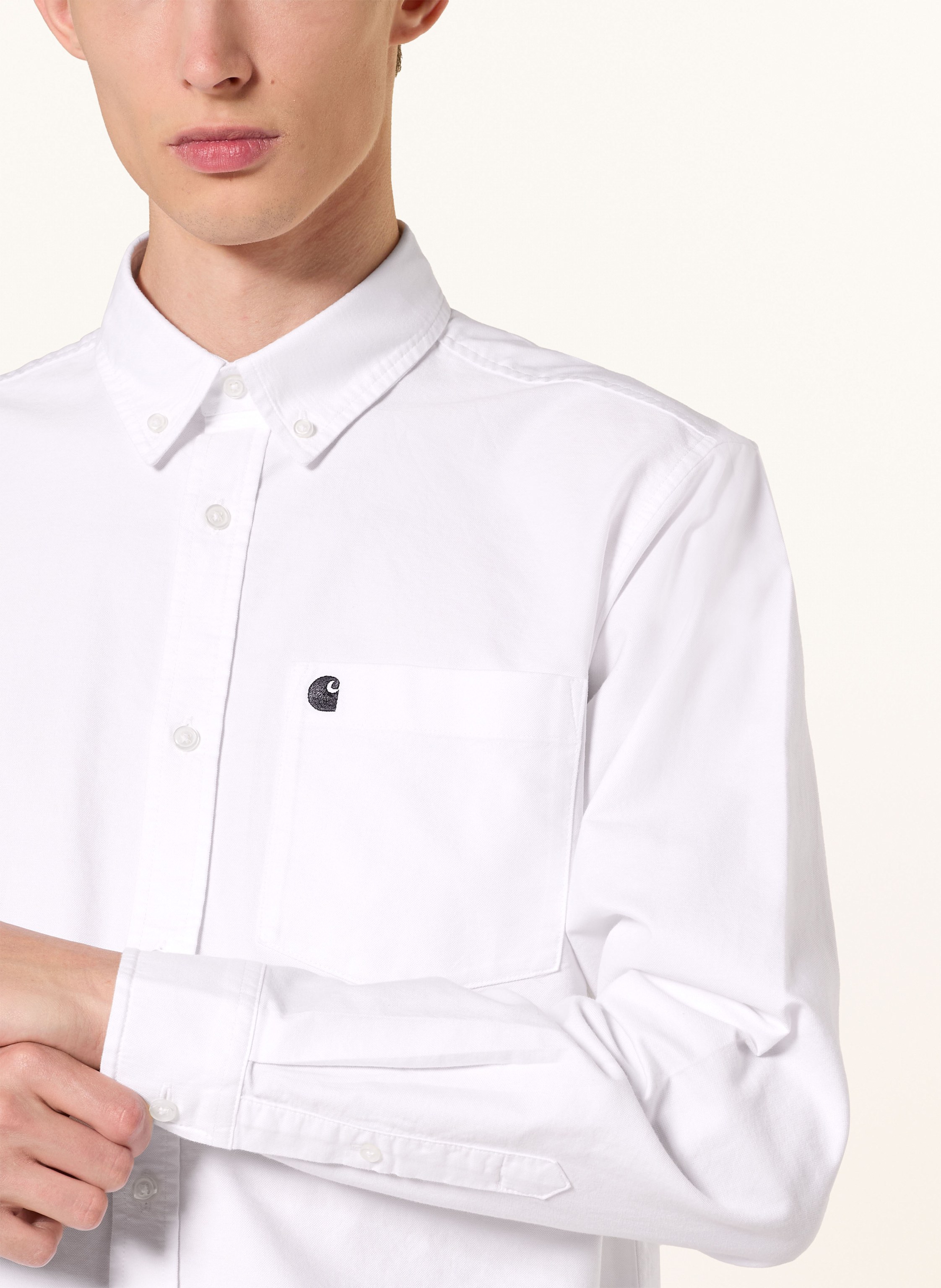 Thumbnail - Carhartt Wip Oxfordhemd Regular Fit weiss