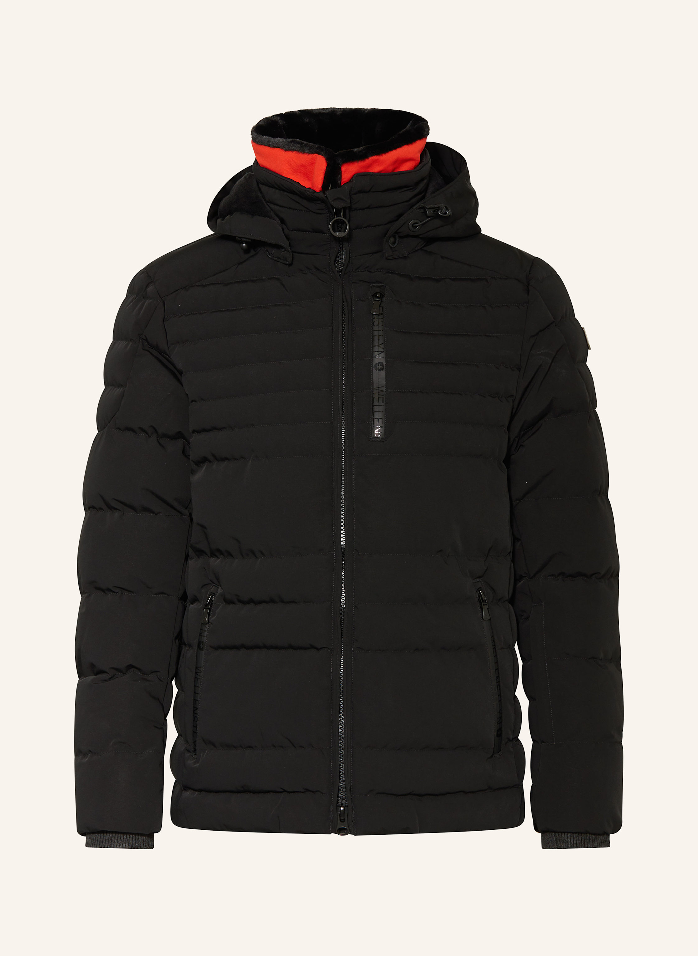 Wellensteyn Skijacke Polar Mit Abnehmbarem Kunstpelz schwarz