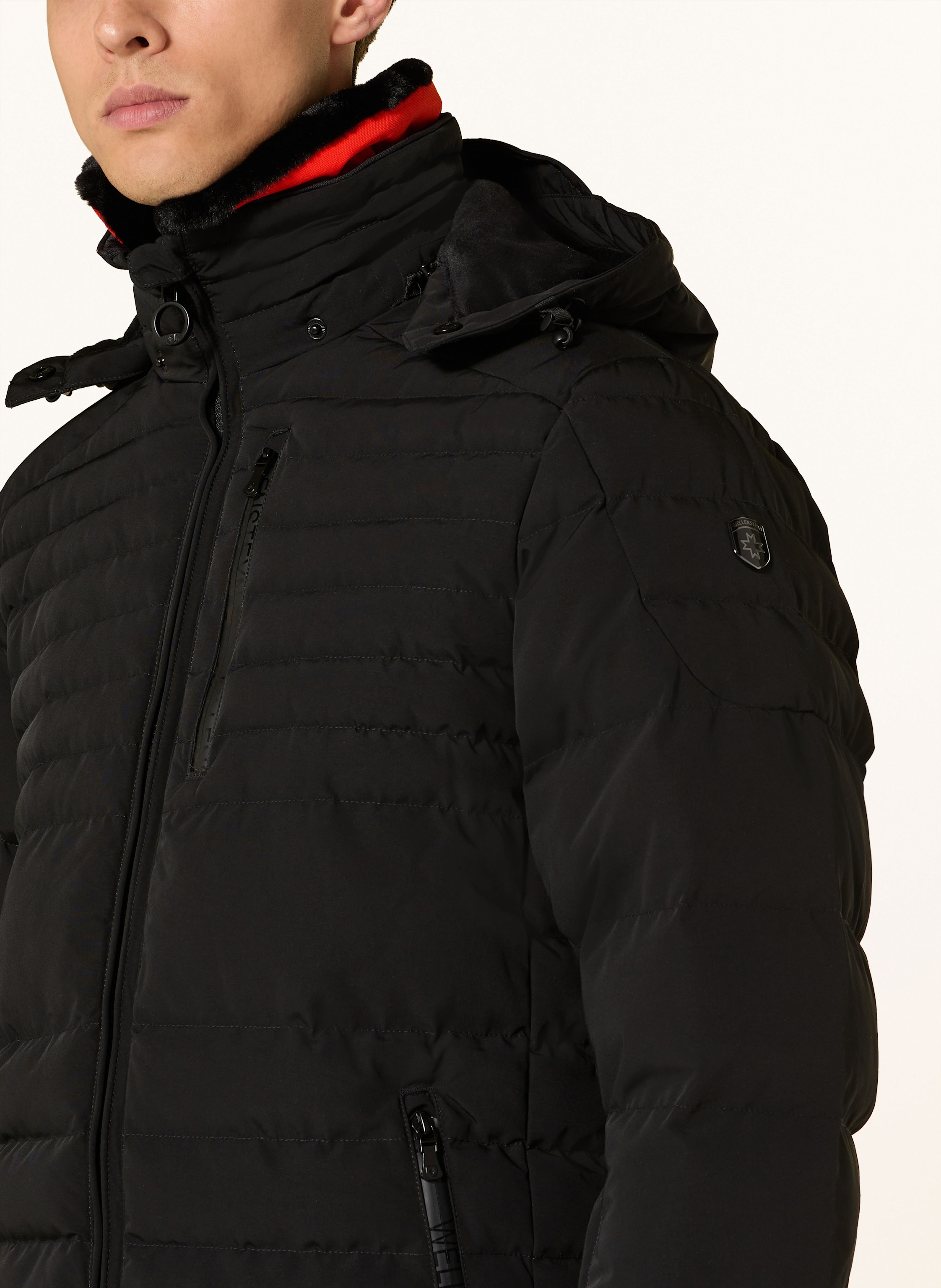Thumbnail - Wellensteyn Skijacke Polar Mit Abnehmbarem Kunstpelz schwarz