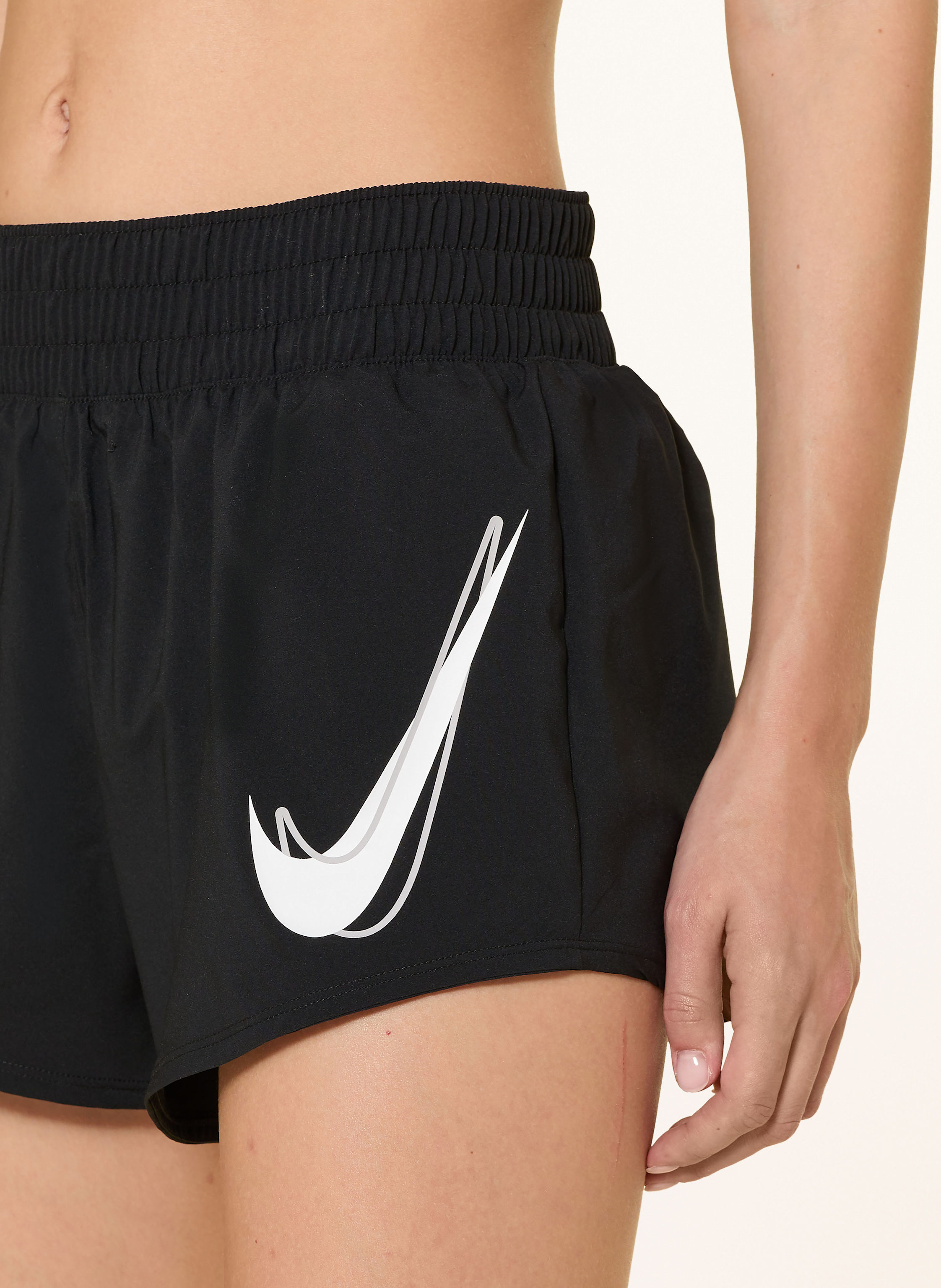 Thumbnail - Nike 2-In-1-Laufshorts One Swoosh schwarz