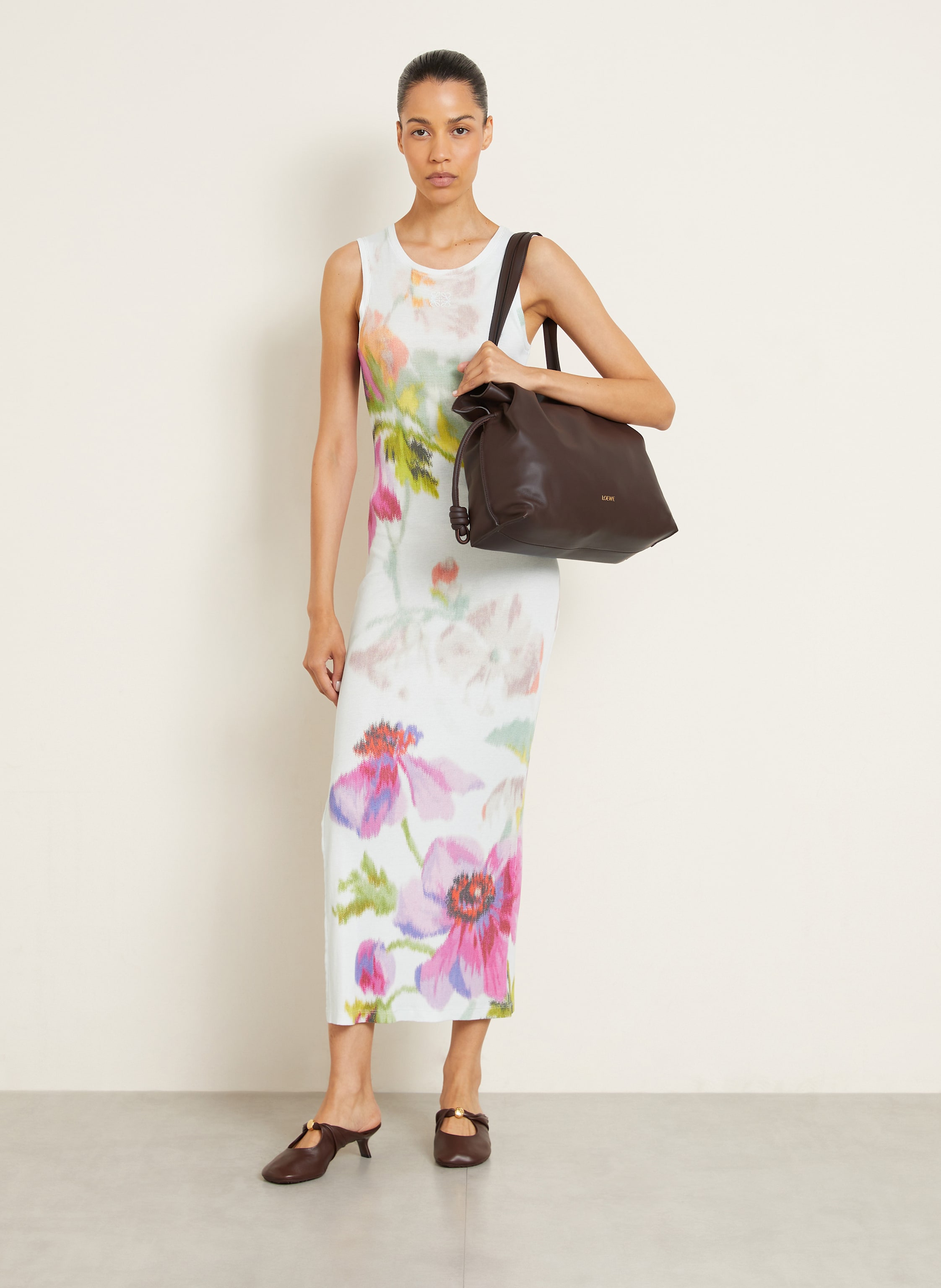 Thumbnail - Loewe Handtasche Flamenco braun
