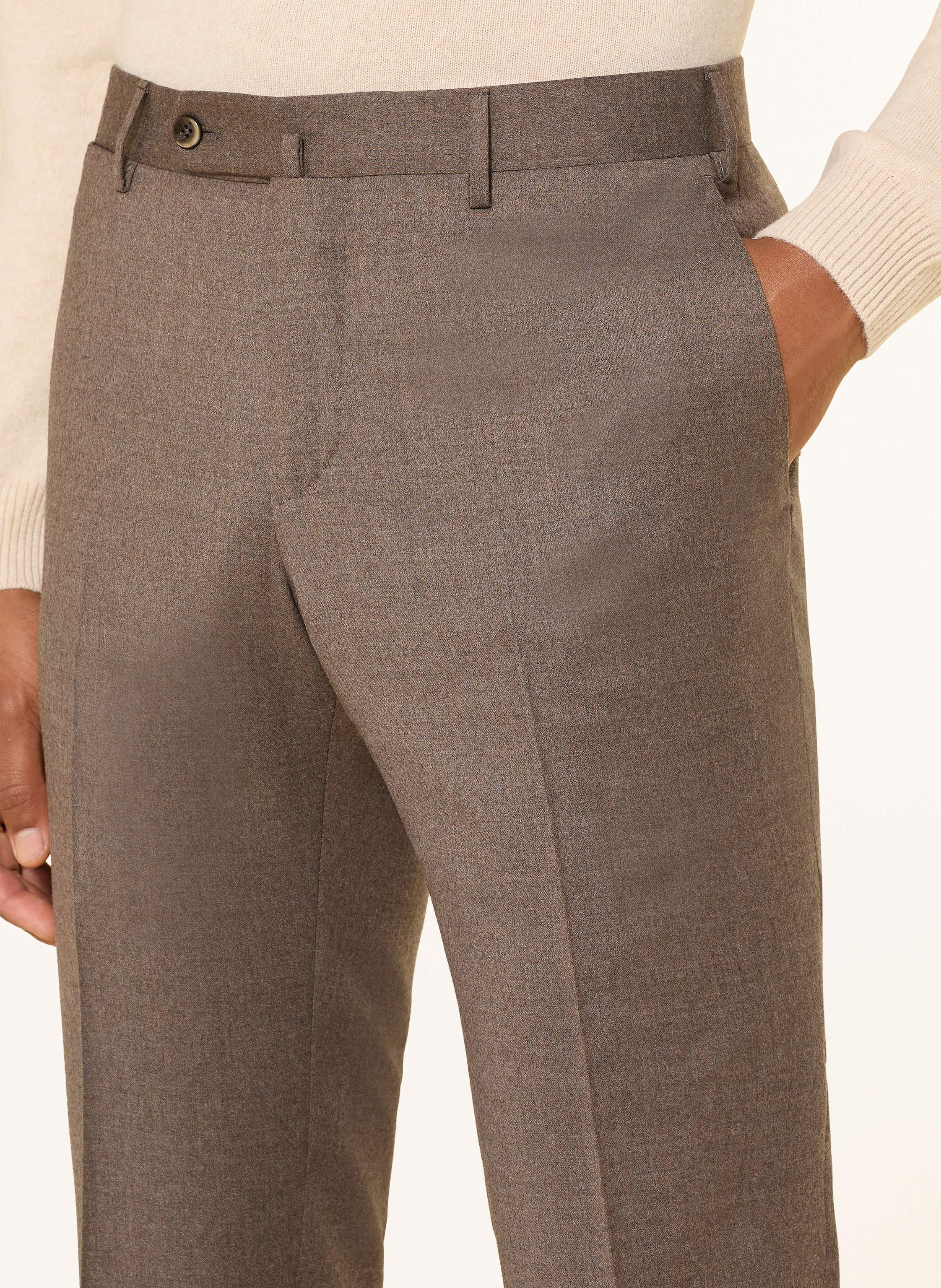 Thumbnail - Pt Torino Hose Slim Fit beige