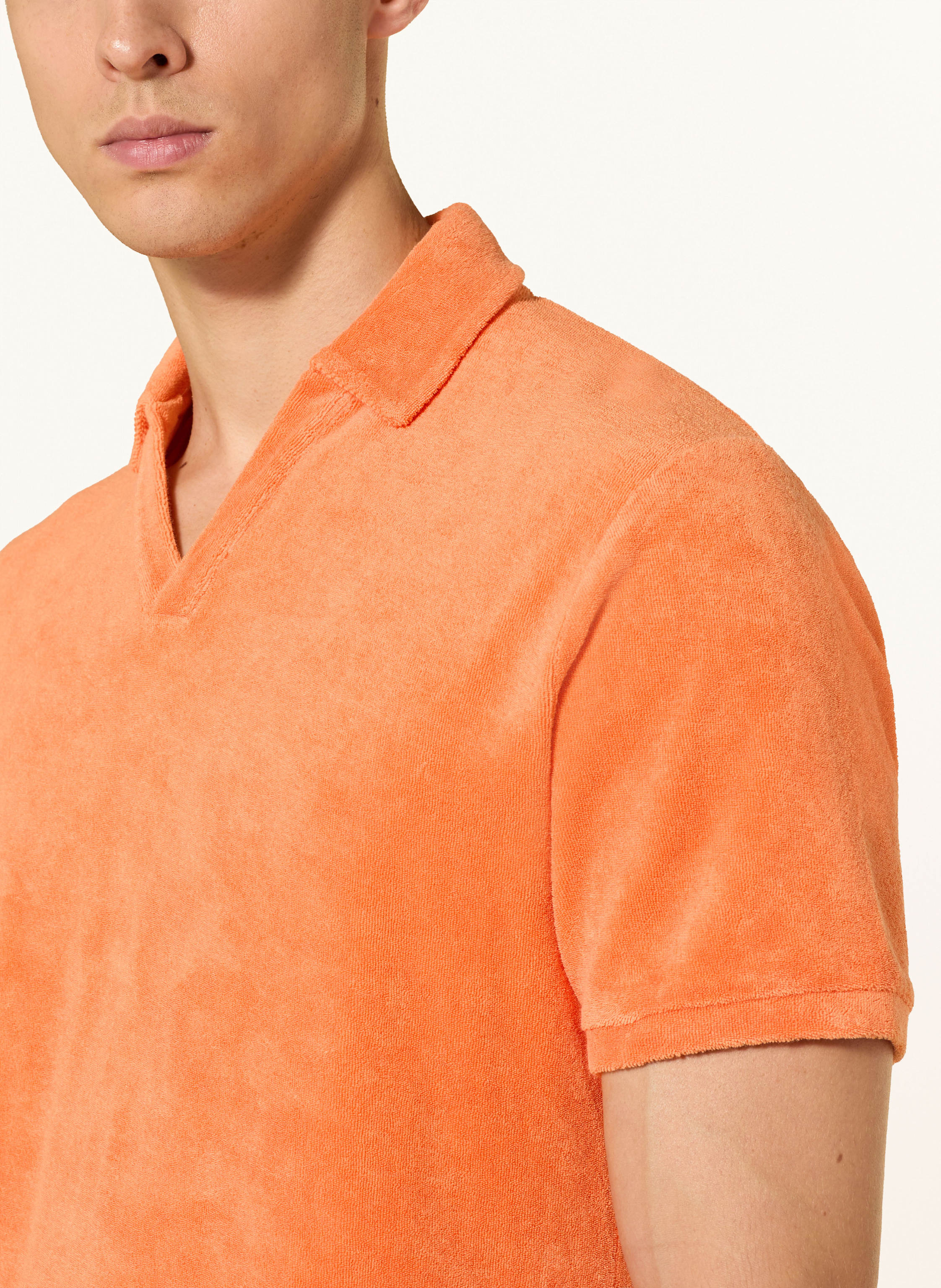 Thumbnail - Juvia Frottee-Poloshirt orange