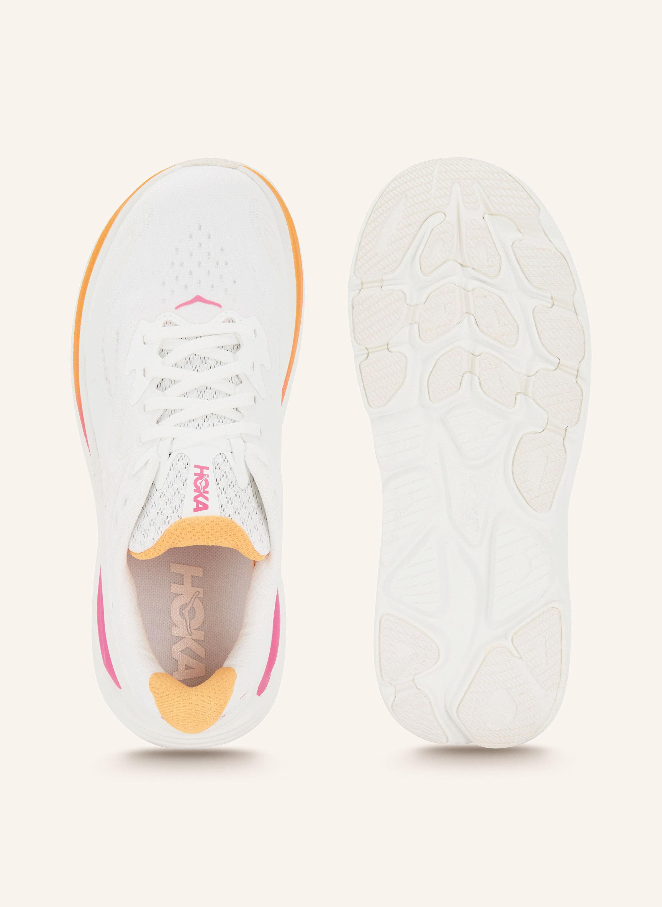 Thumbnail - Hoka Laufschuhe Clifton 10 weiss