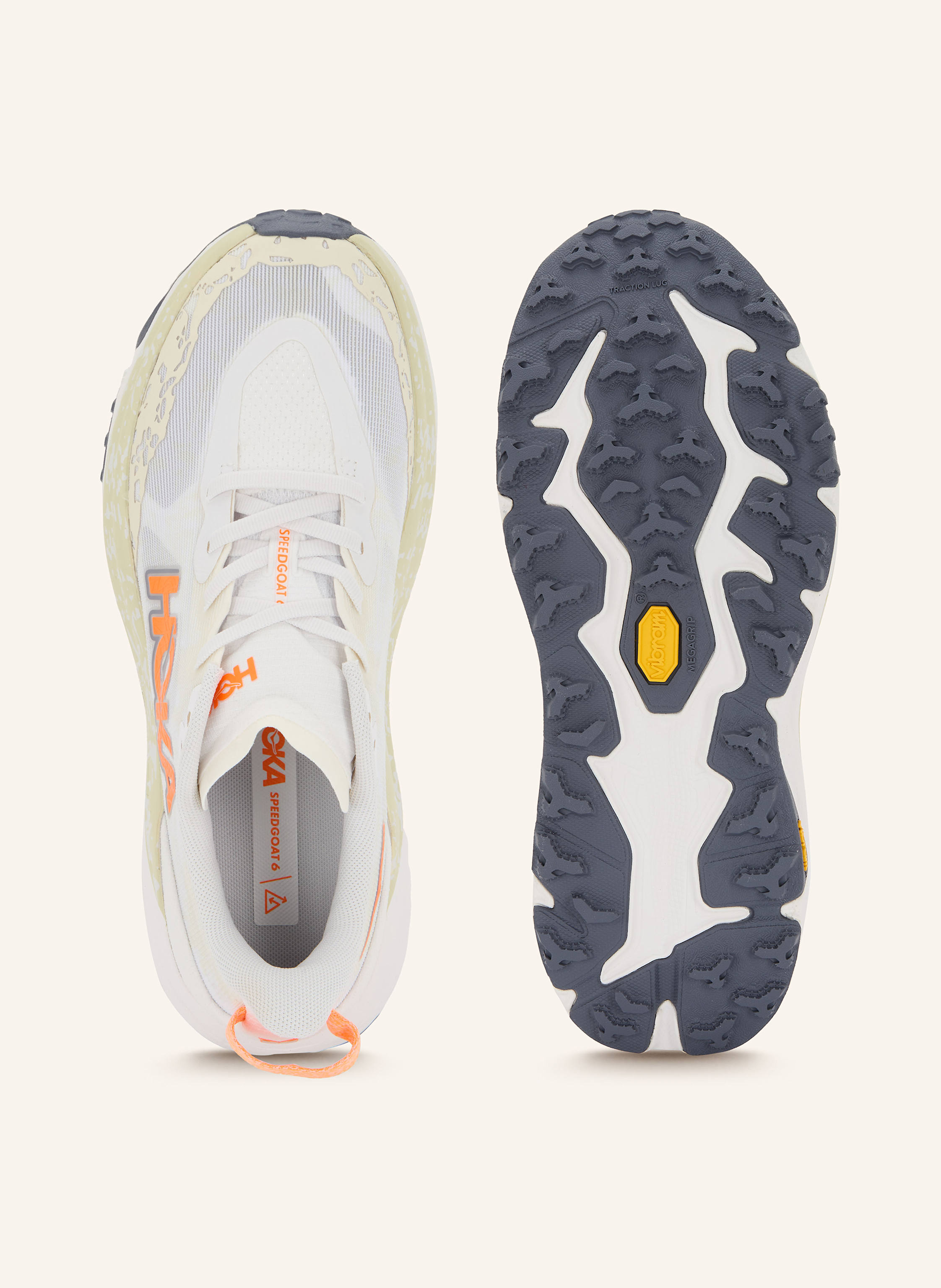 Thumbnail - Hoka Trailrunning-Schuhe Speedgoat 6 weiss