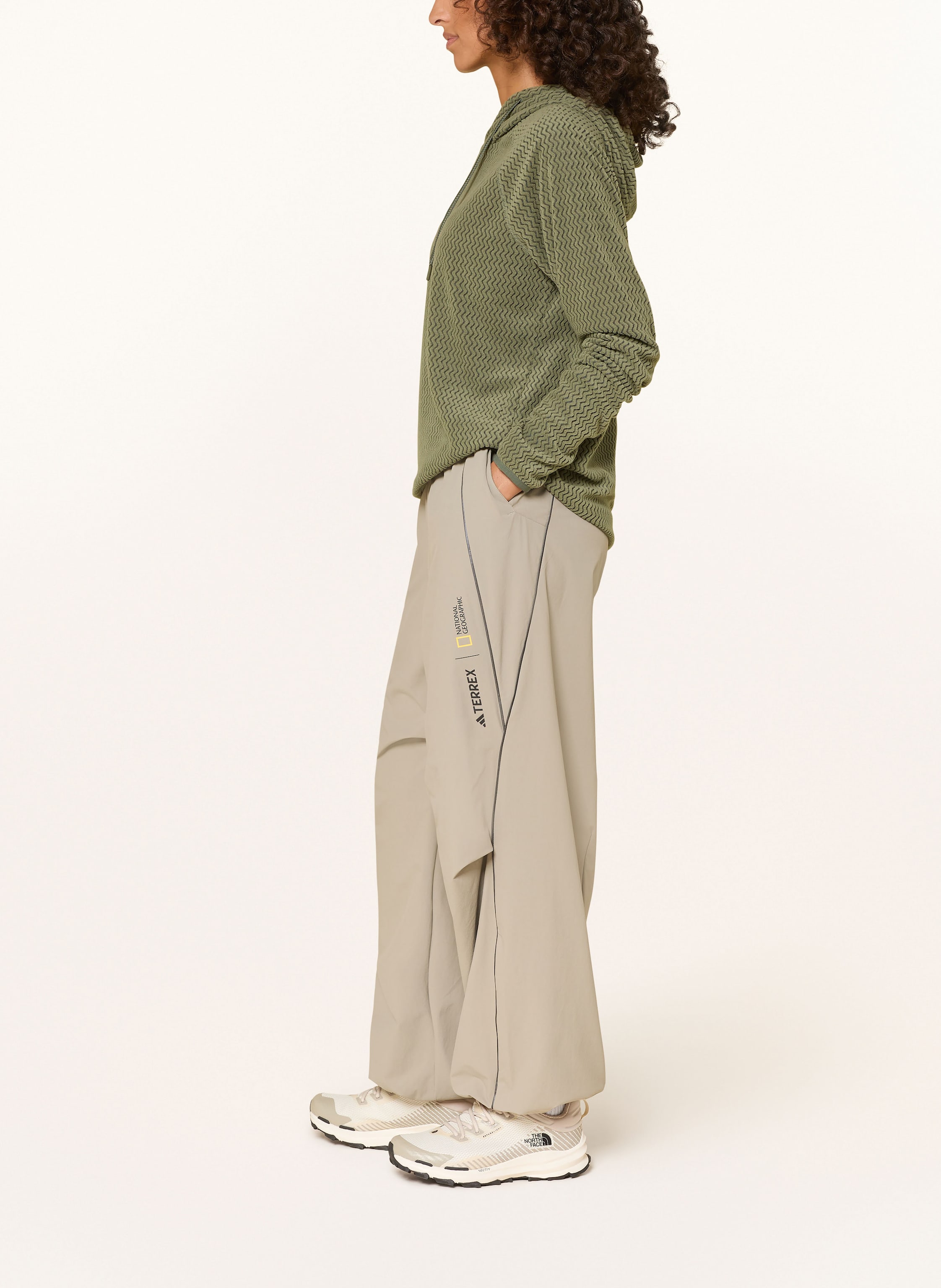 Thumbnail - Me°Ru' Fleece-Hoodie Calais grau