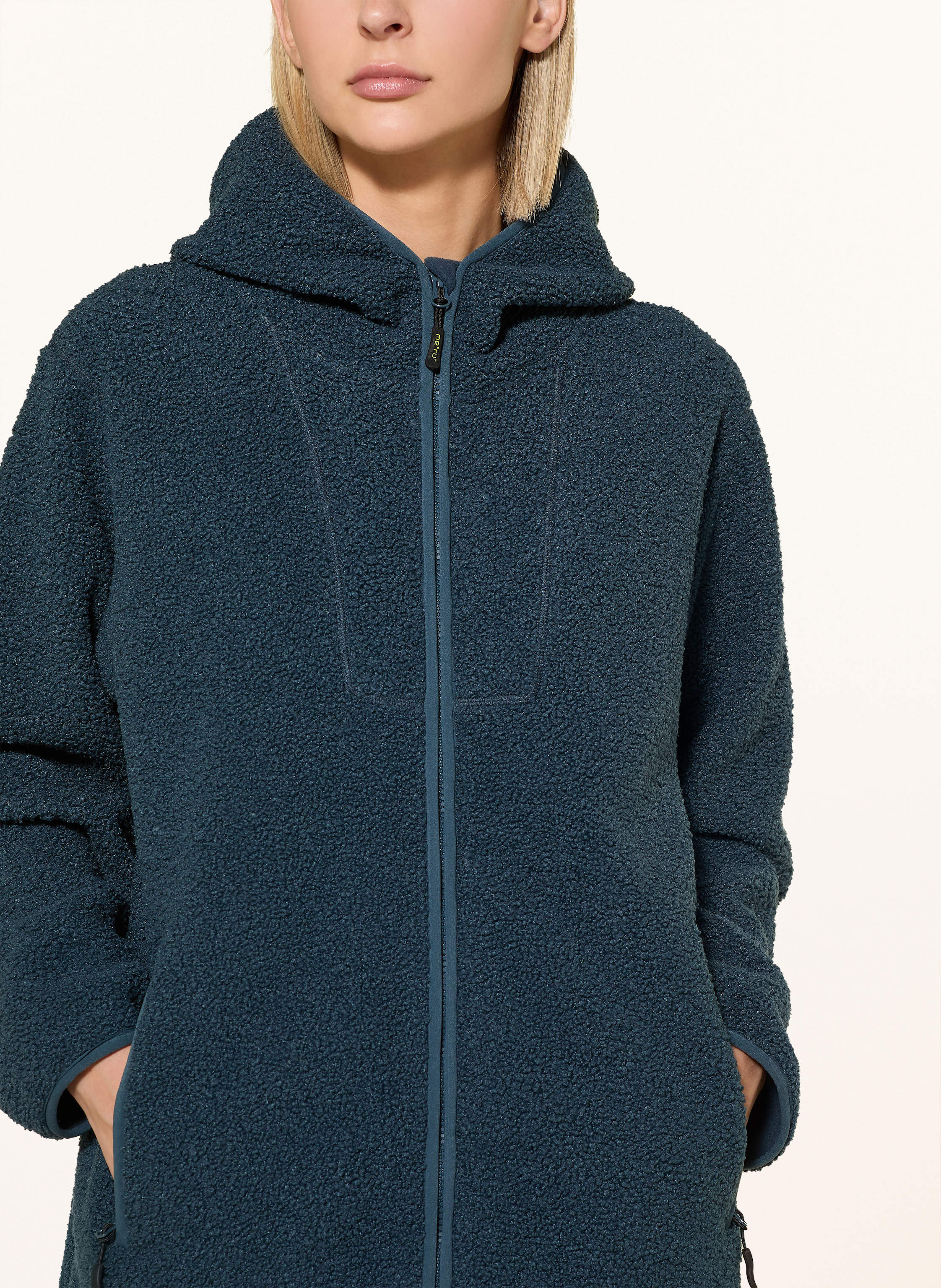 Thumbnail - Me°Ru' Teddyfell-Jacke Sigtuna blau