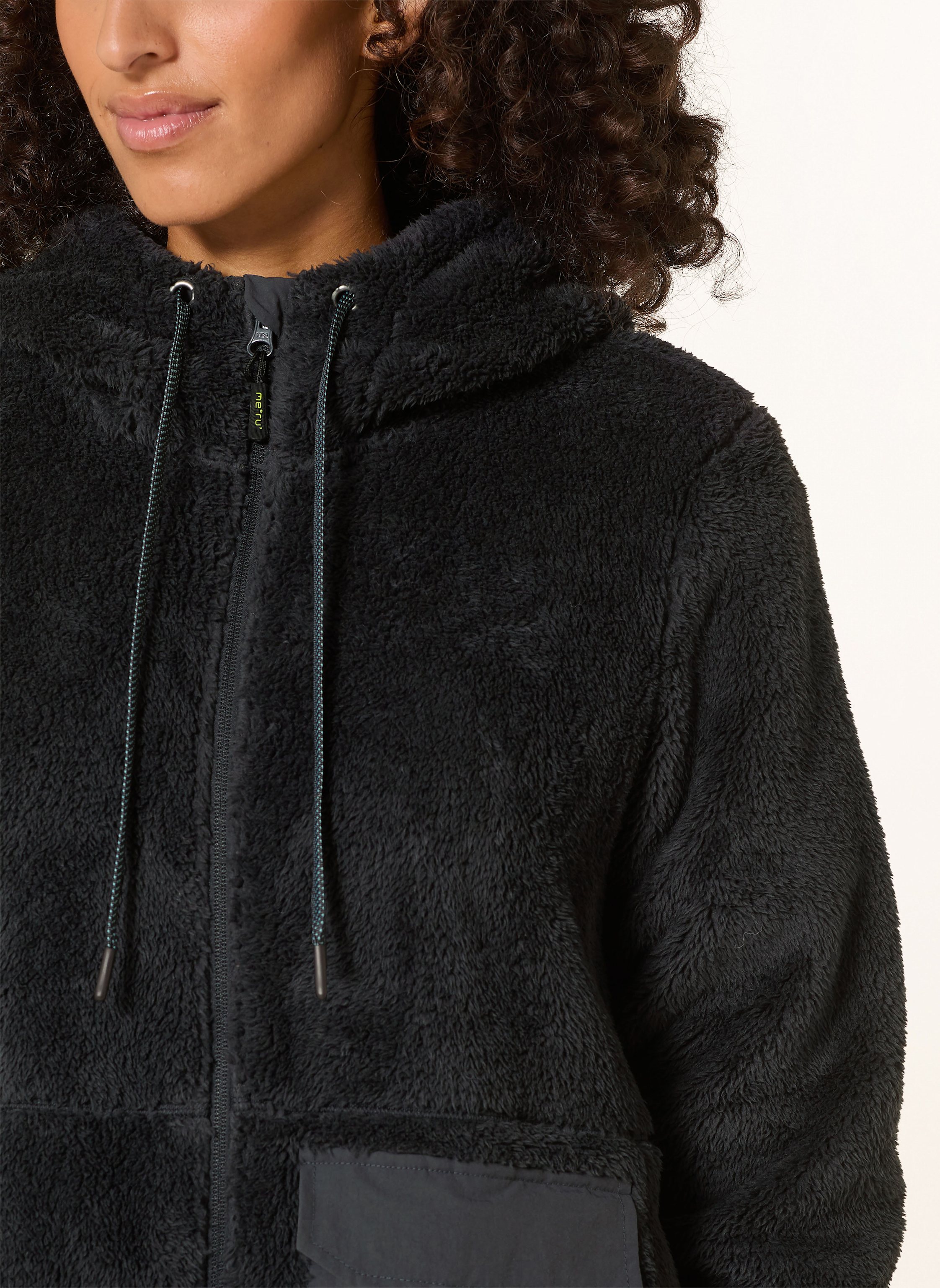 Thumbnail - Me°Ru' Fleecejacke Nunavut schwarz
