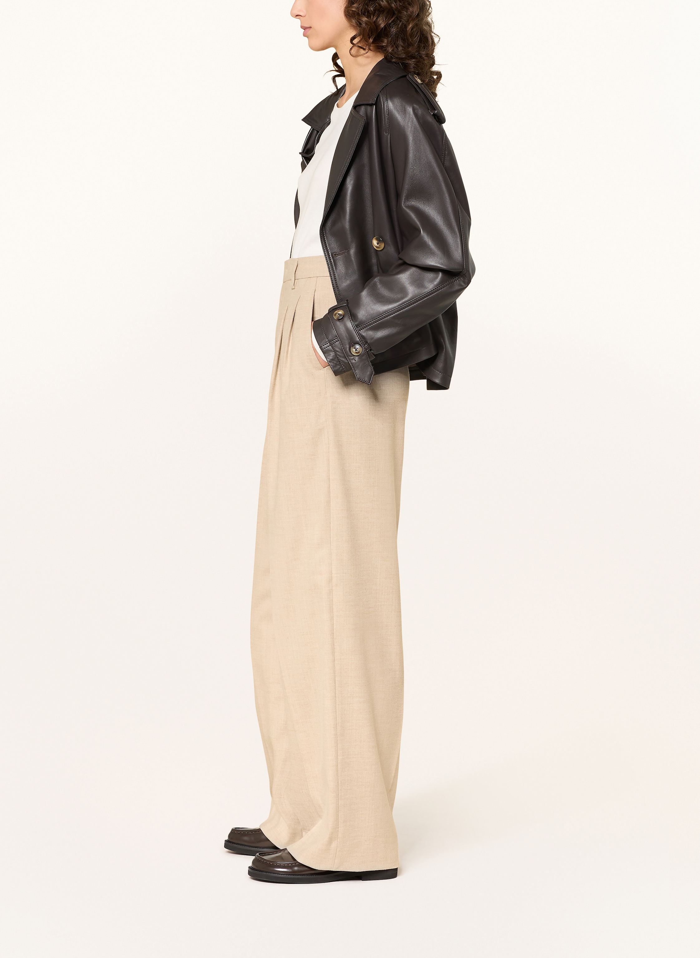 Thumbnail - Rossi Marlenehose Noa beige