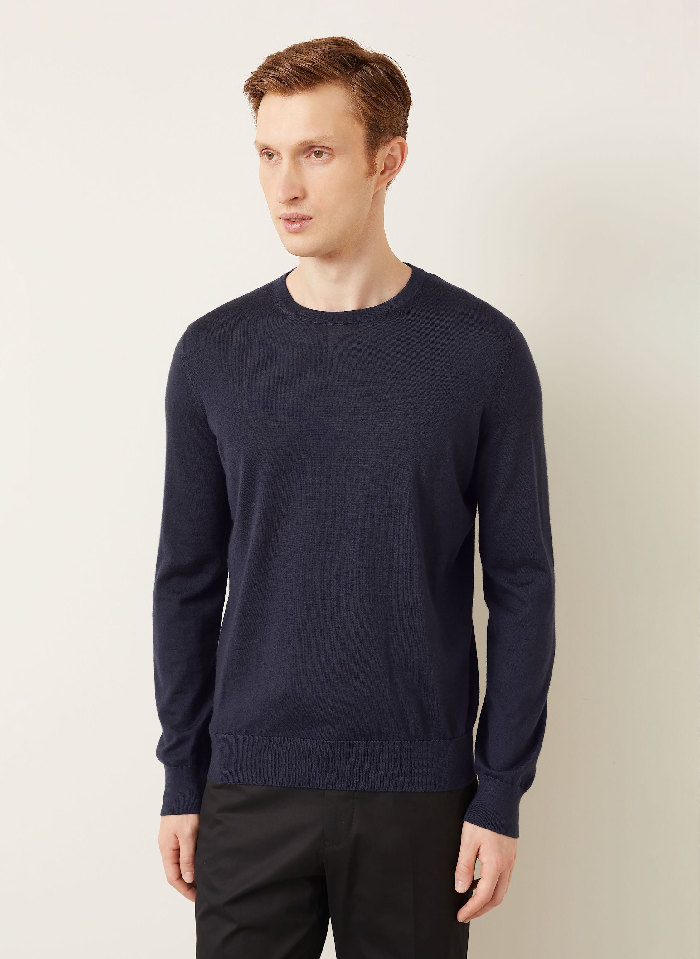 Thumbnail - Zegna Cashmere-Pullover Mit Seide blau