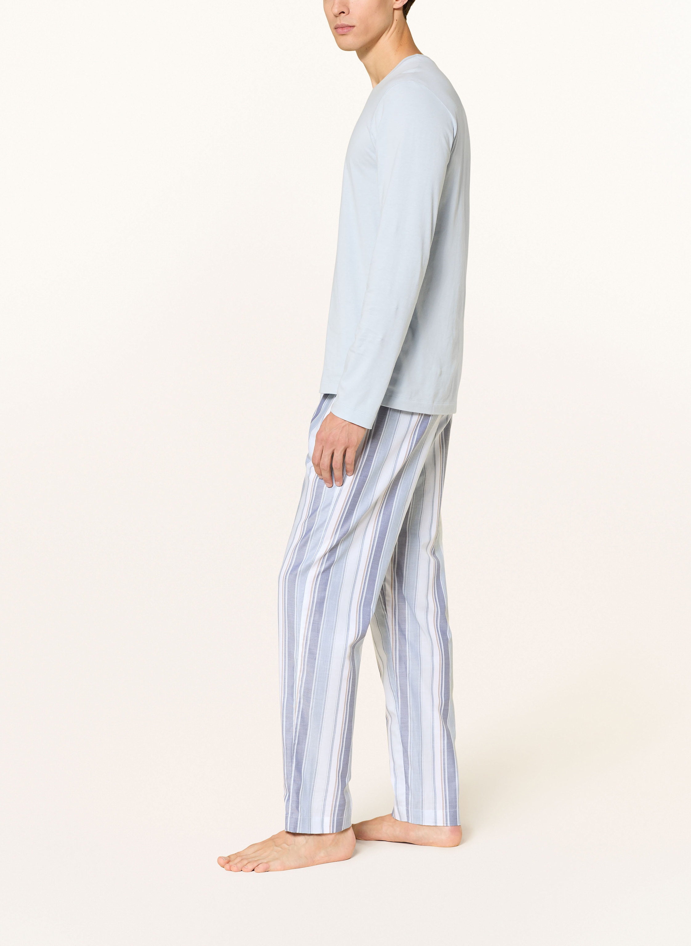 Thumbnail - Hanro Schlafhose Night & Day blau