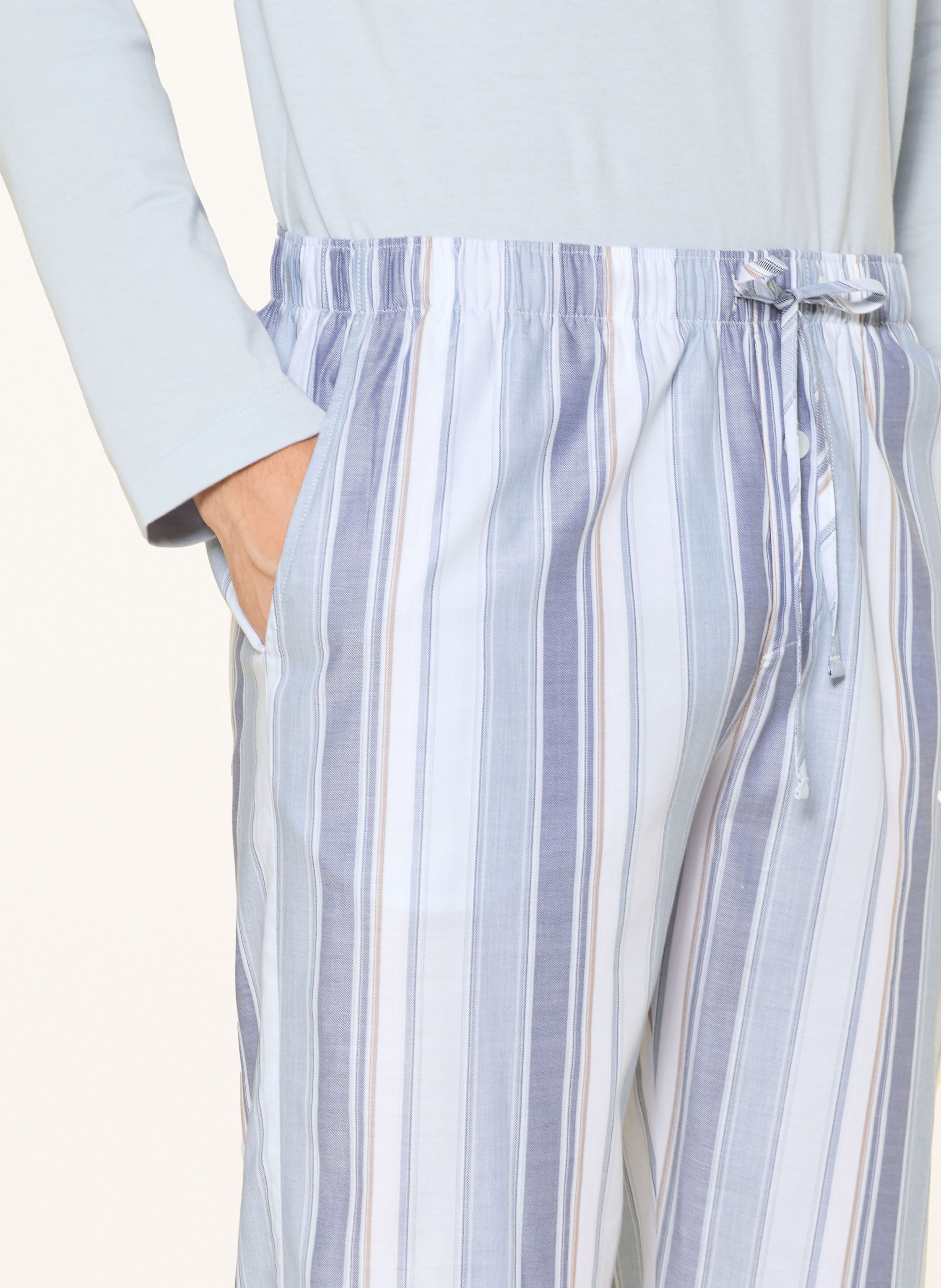 Thumbnail - Hanro Schlafhose Night & Day blau